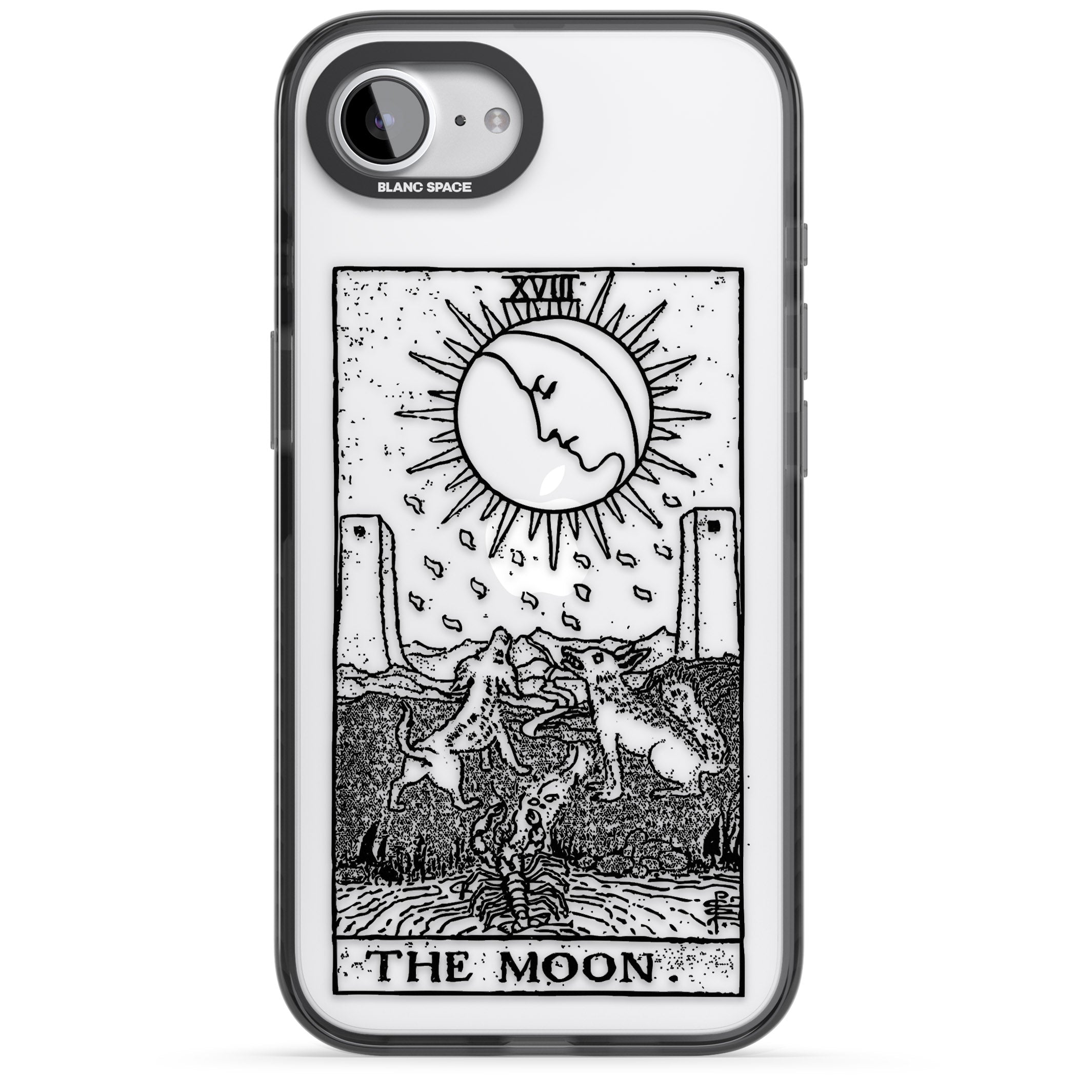 Personalised The Moon Tarot Card (Clear)