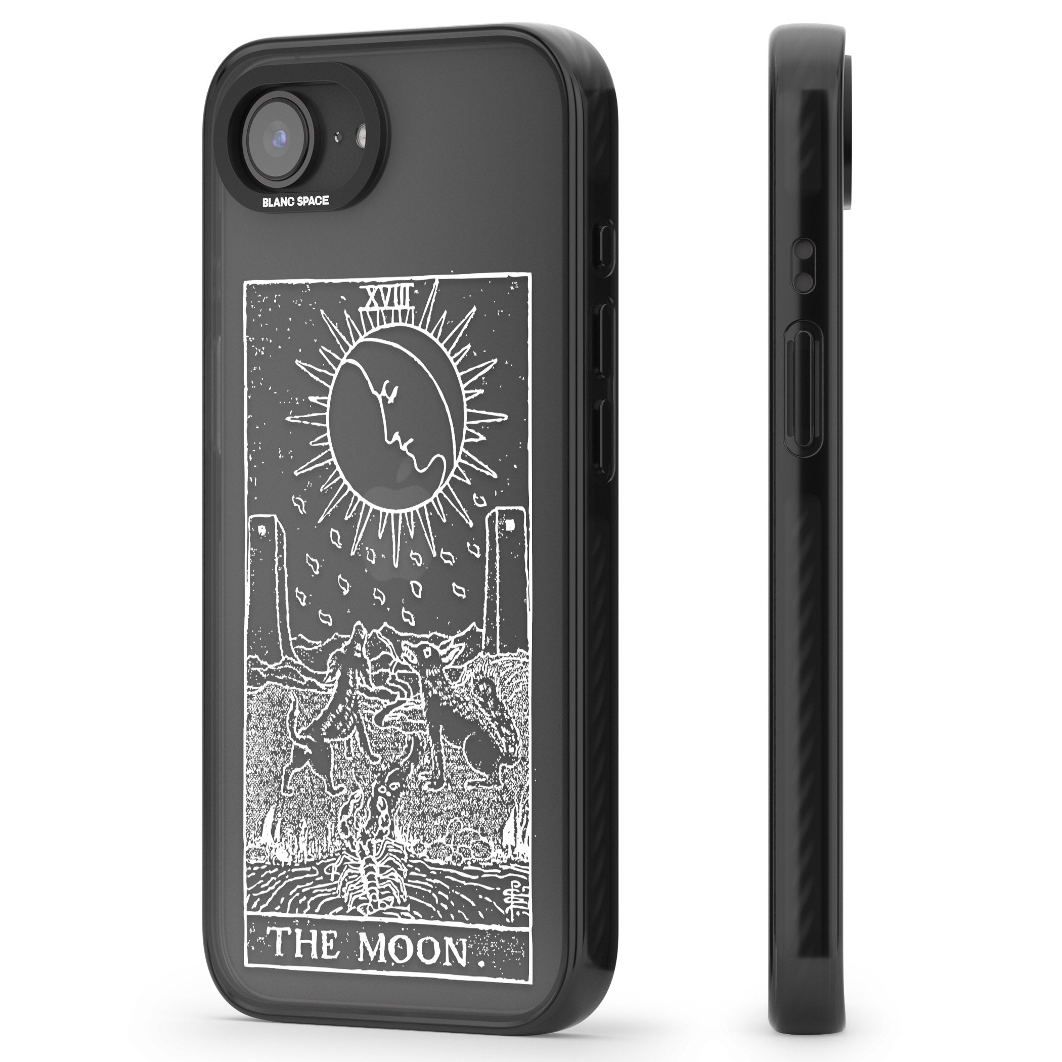 Personalised The Moon Tarot Card (White)