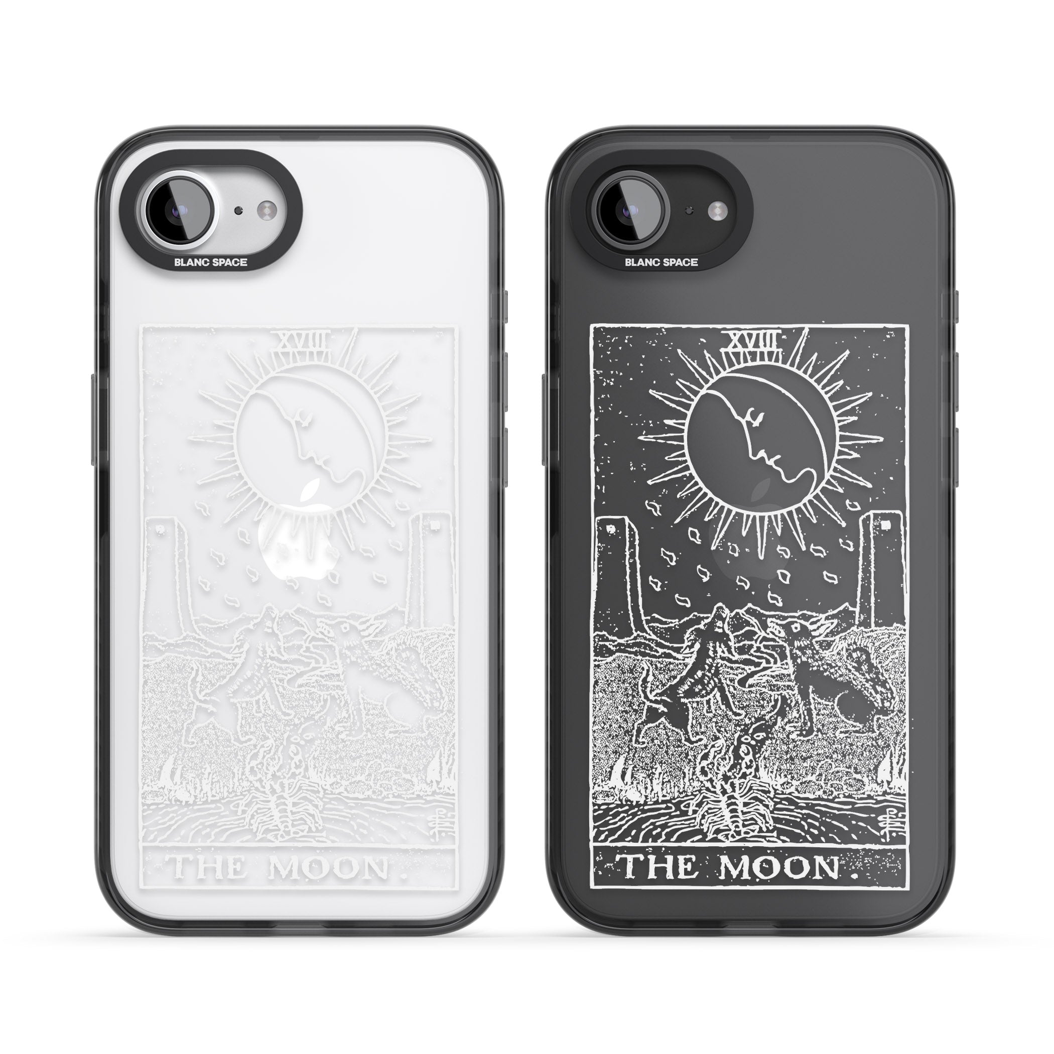 Personalised The Moon Tarot Card (White)
