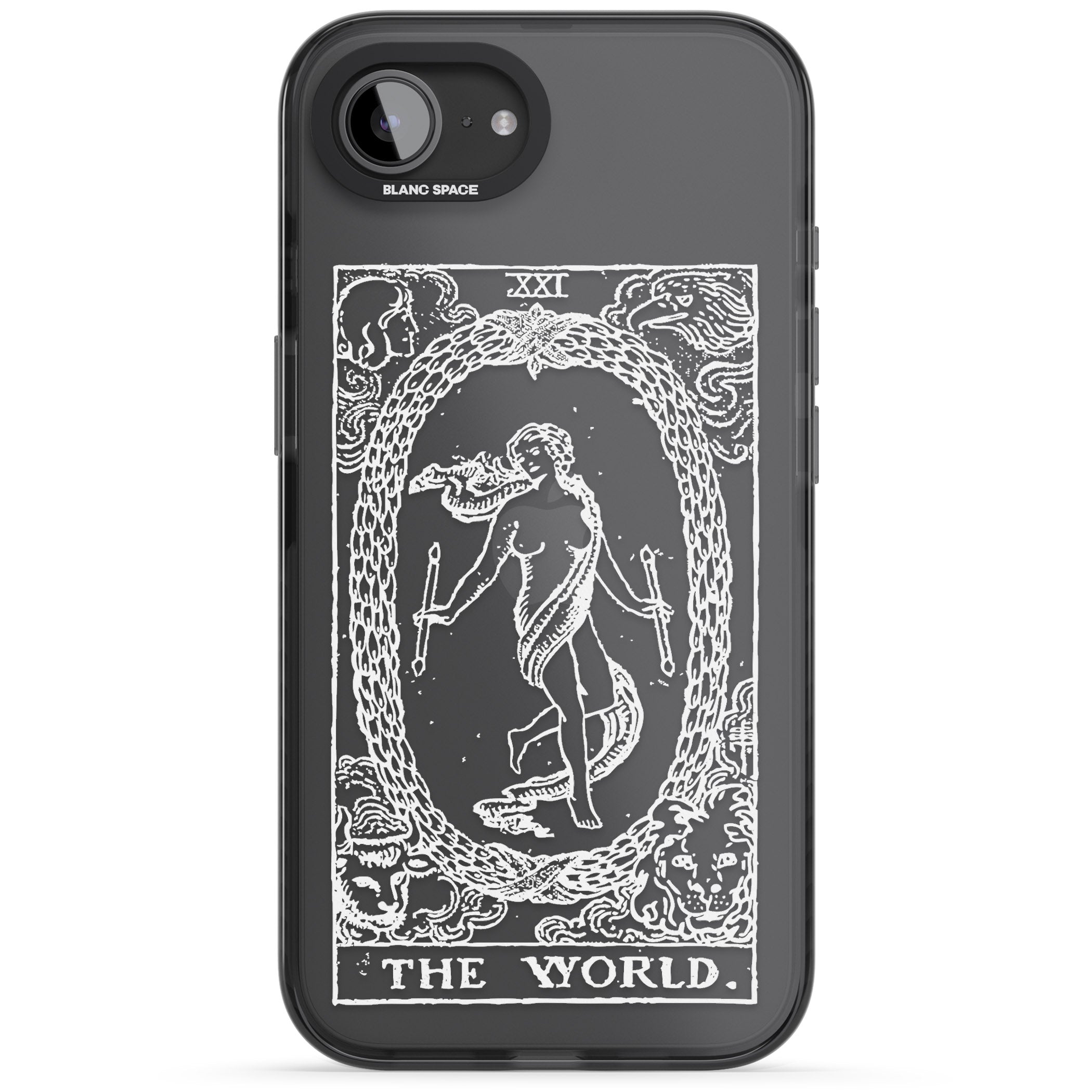 Personalised The World Tarot Card (White)