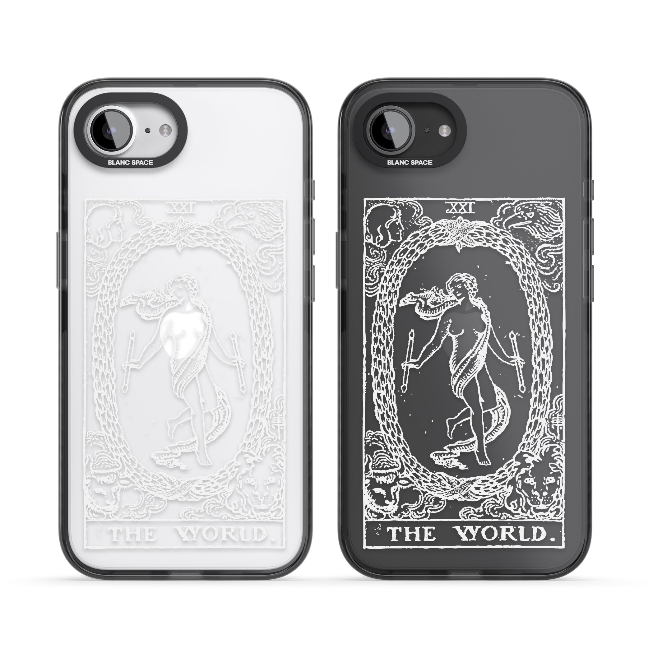 Personalised The World Tarot Card (White)