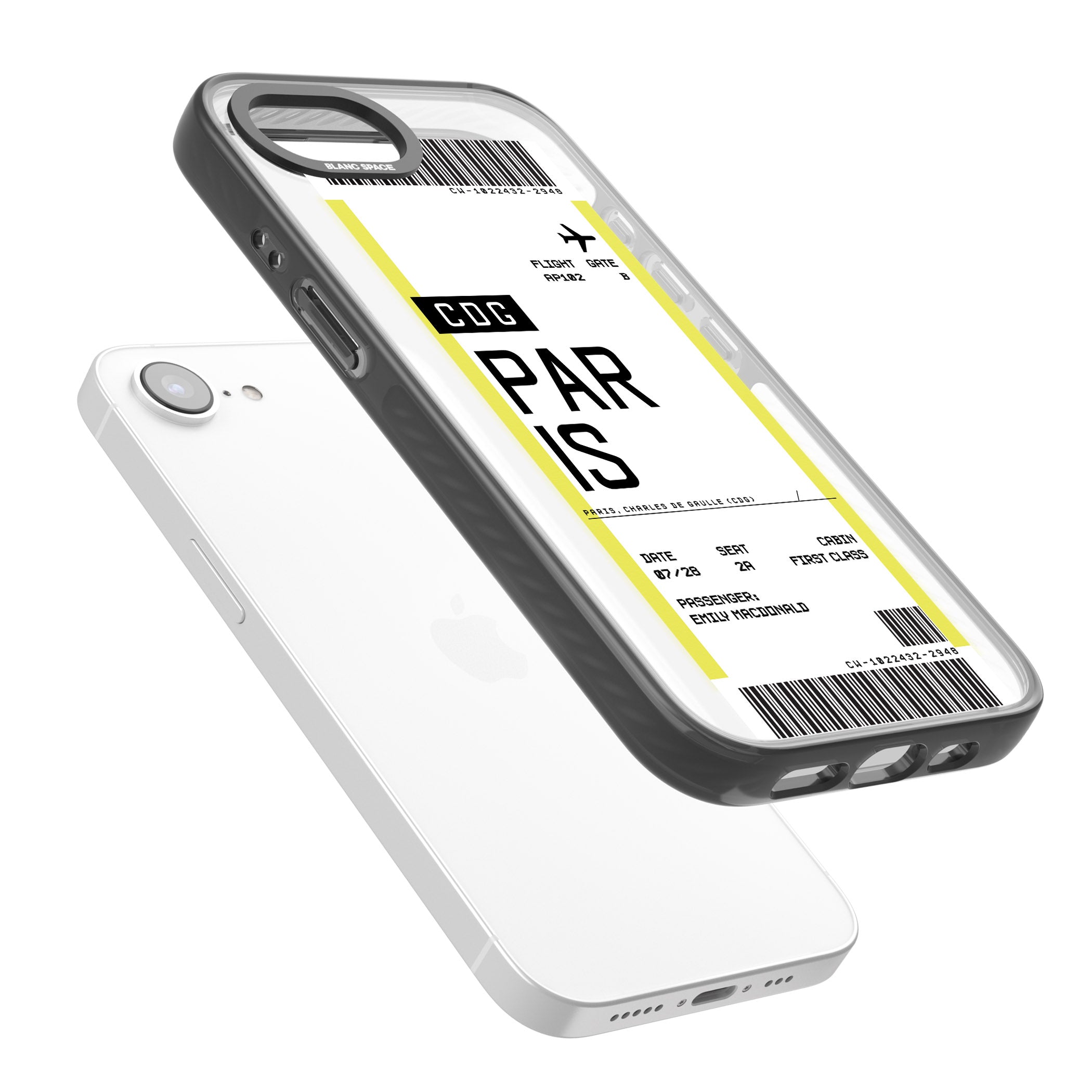 Personalised Paris Boarding Pass
