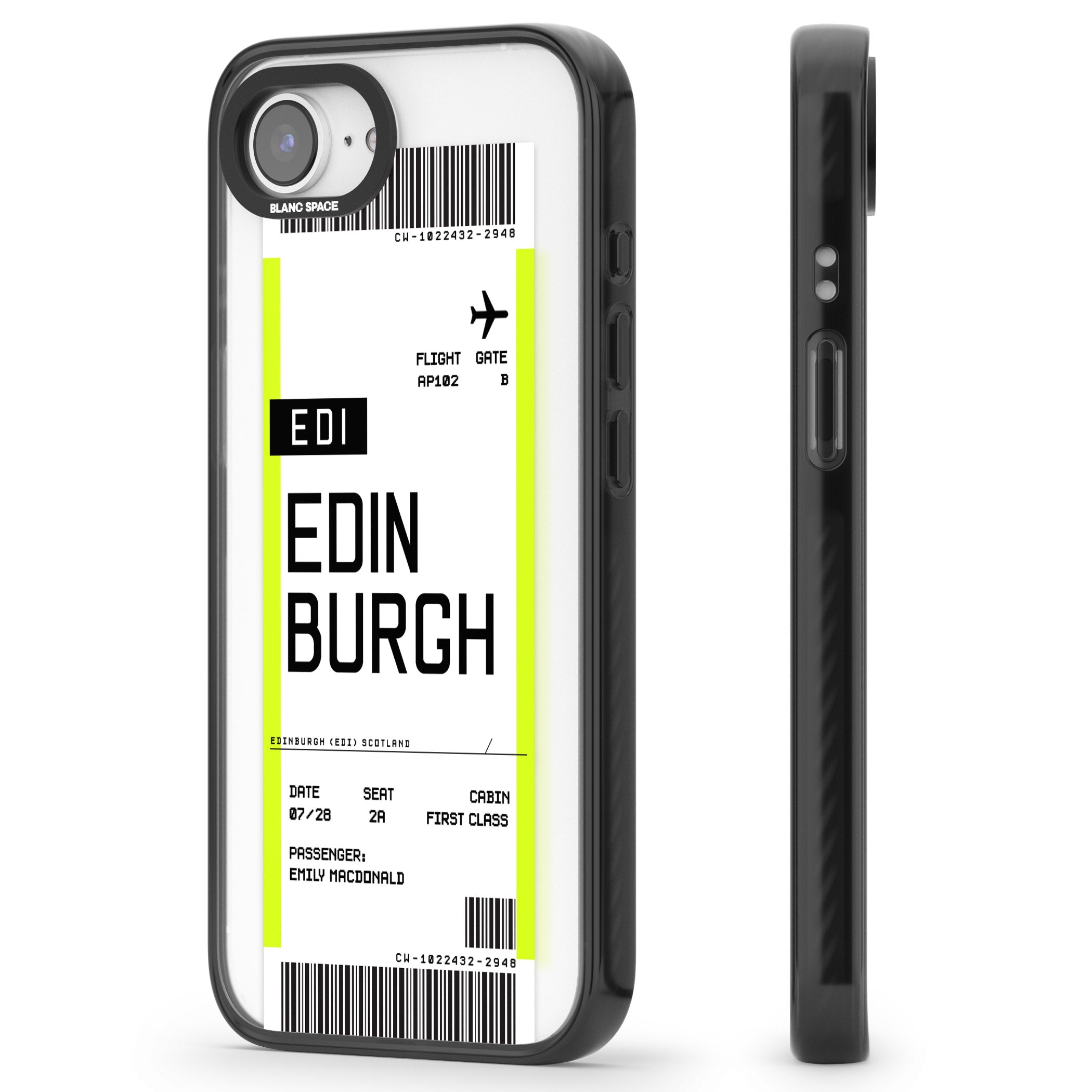 Personalised Edinburgh Boarding Pass