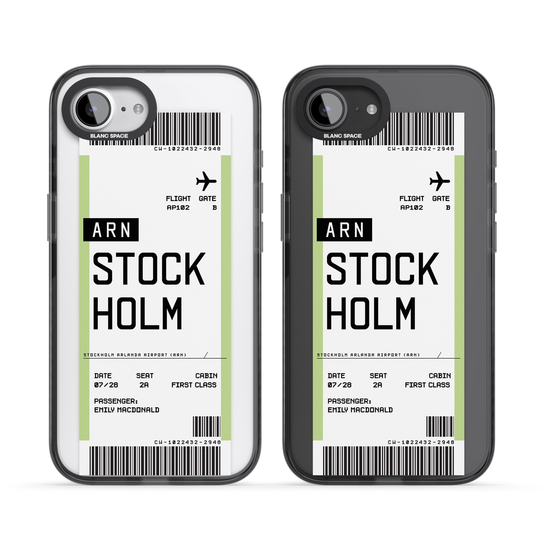 Personalised Stockholm Boarding Pass