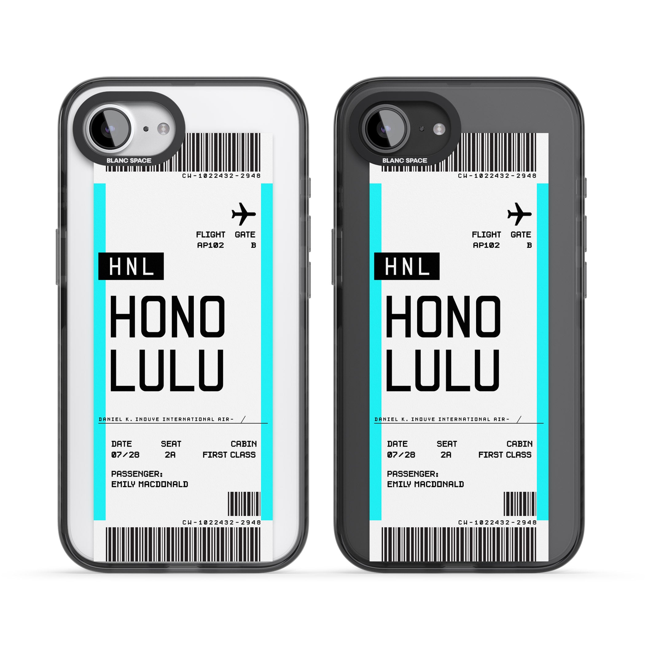 Personalised Honolulu Boarding Pass