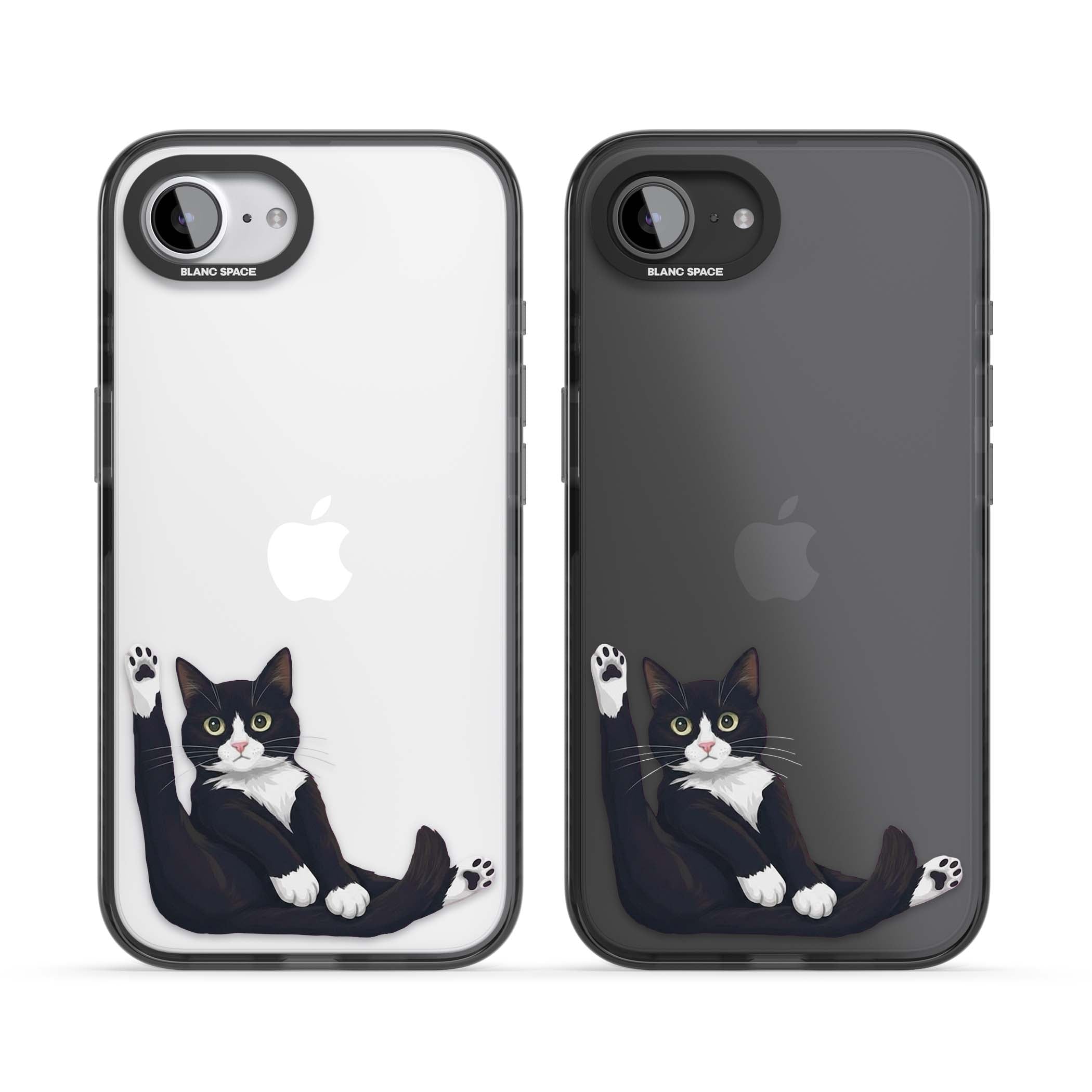 Mid-Groom Cat animals iPhone case | Black Impact case for iPhone 16e, iPhone 17e