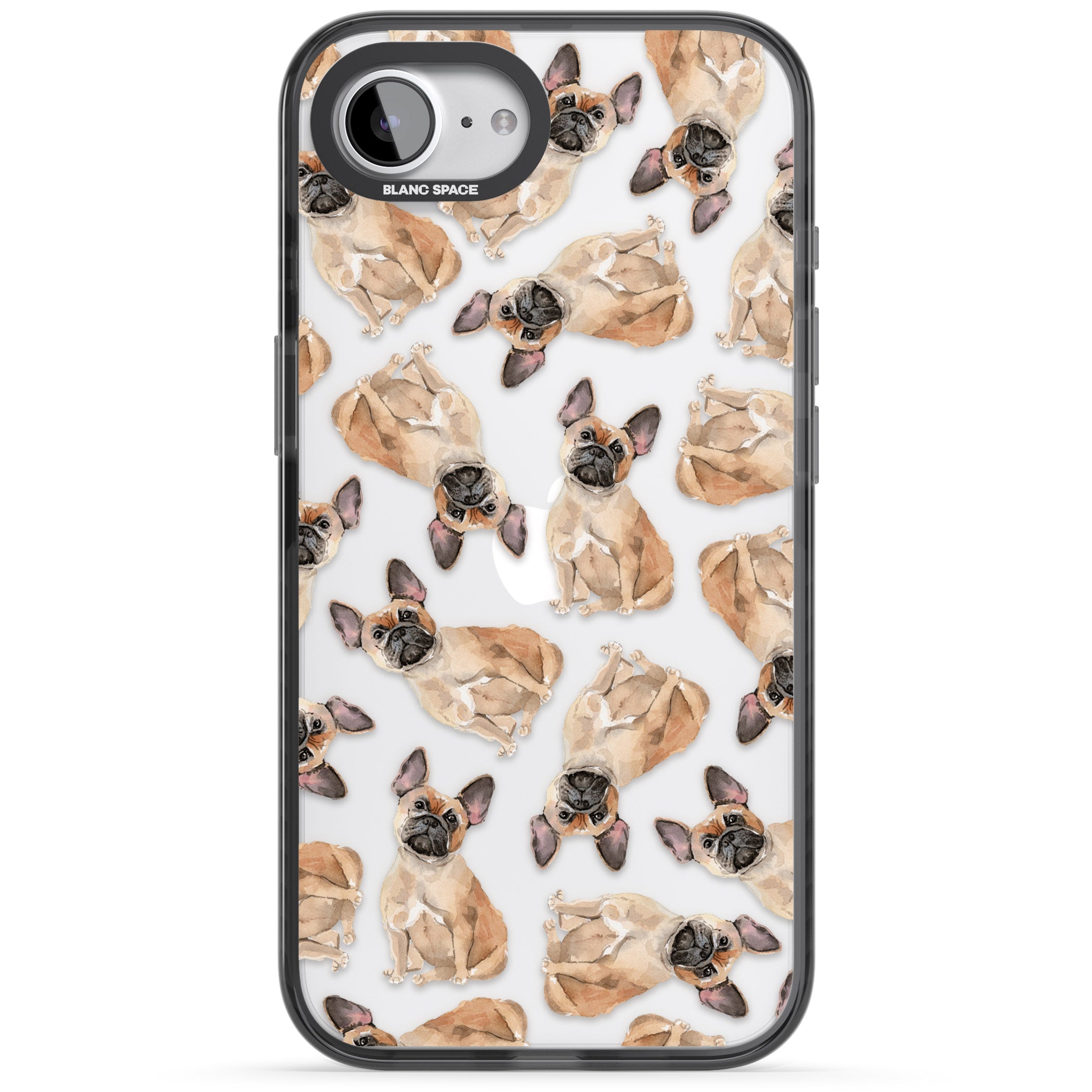 French Bulldog Watercolour Pattern