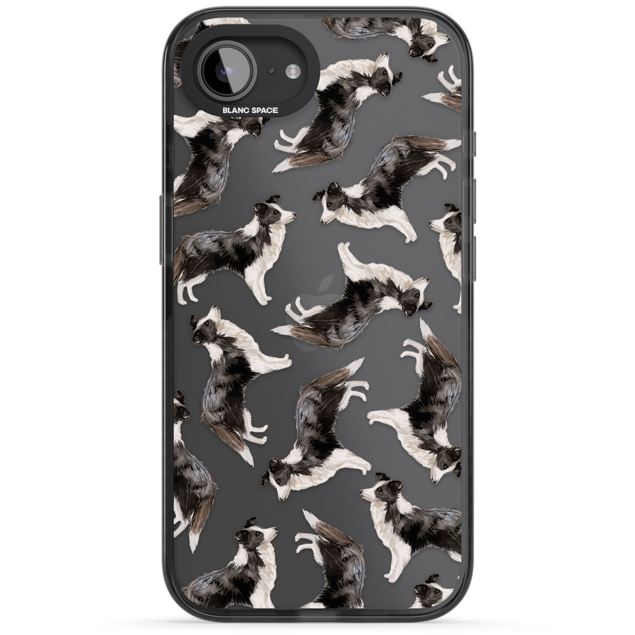 Border Collie Pattern Watercolour