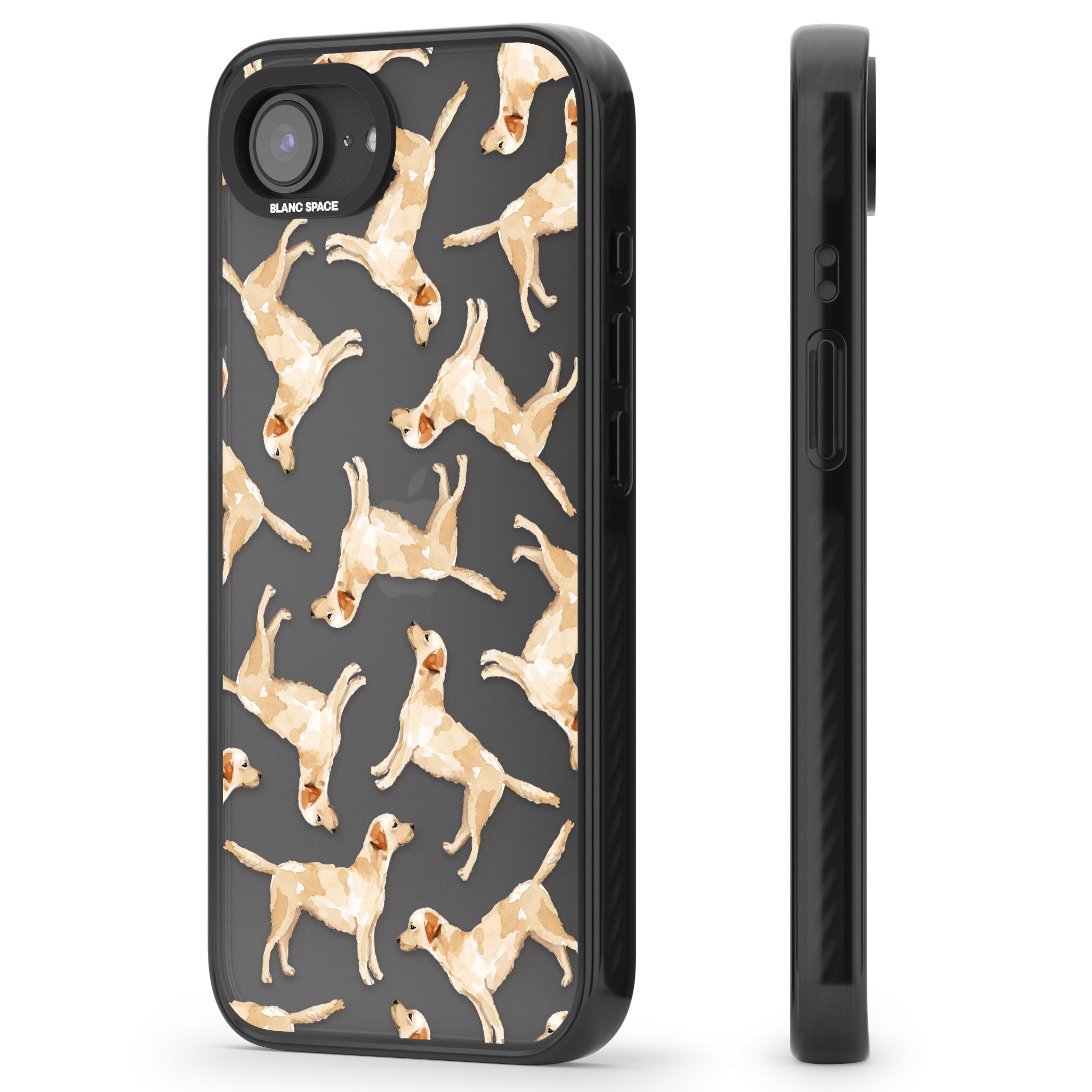 Yellow Labrador Watercolour Dog Pattern