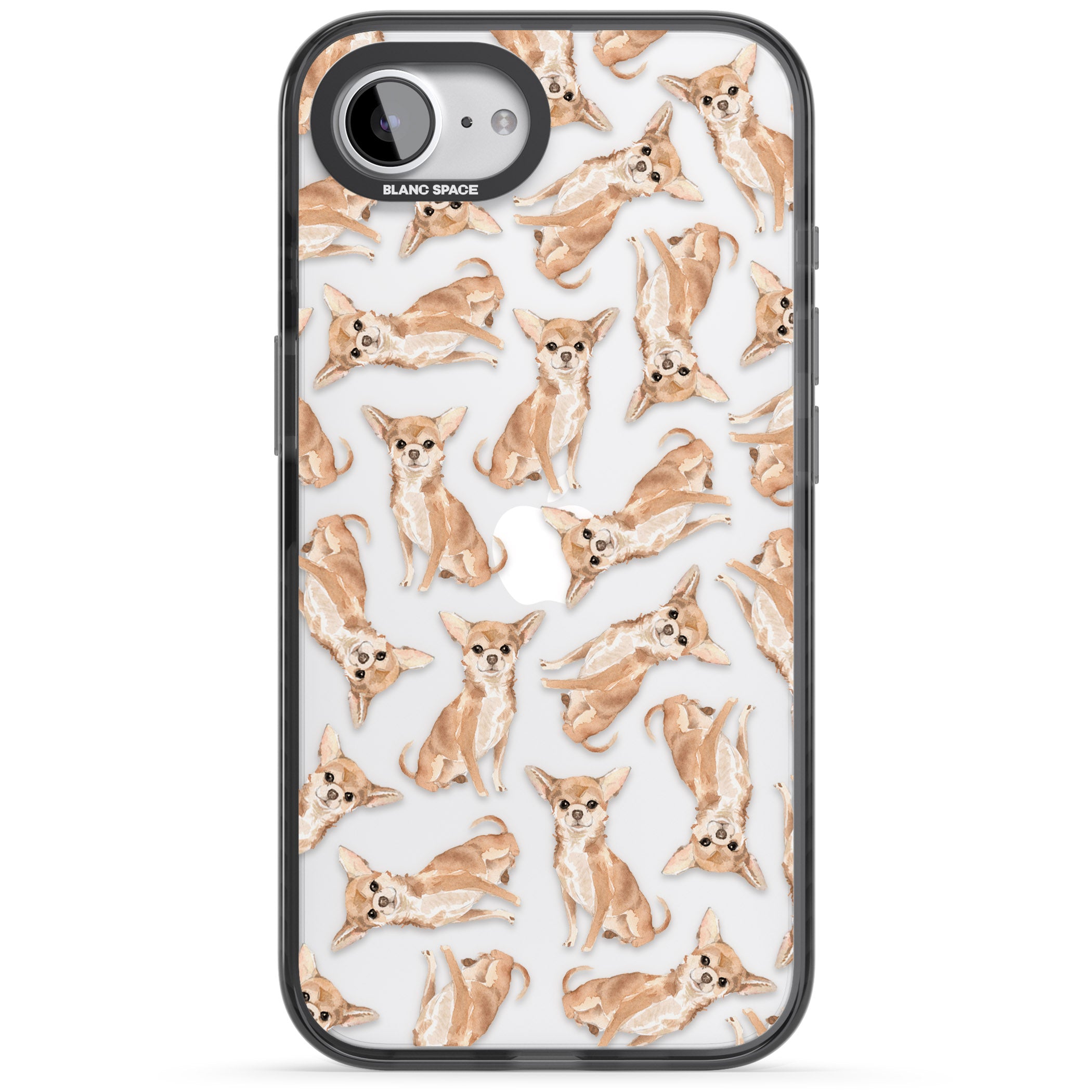 Chihuahua Watercolour Dog Pattern