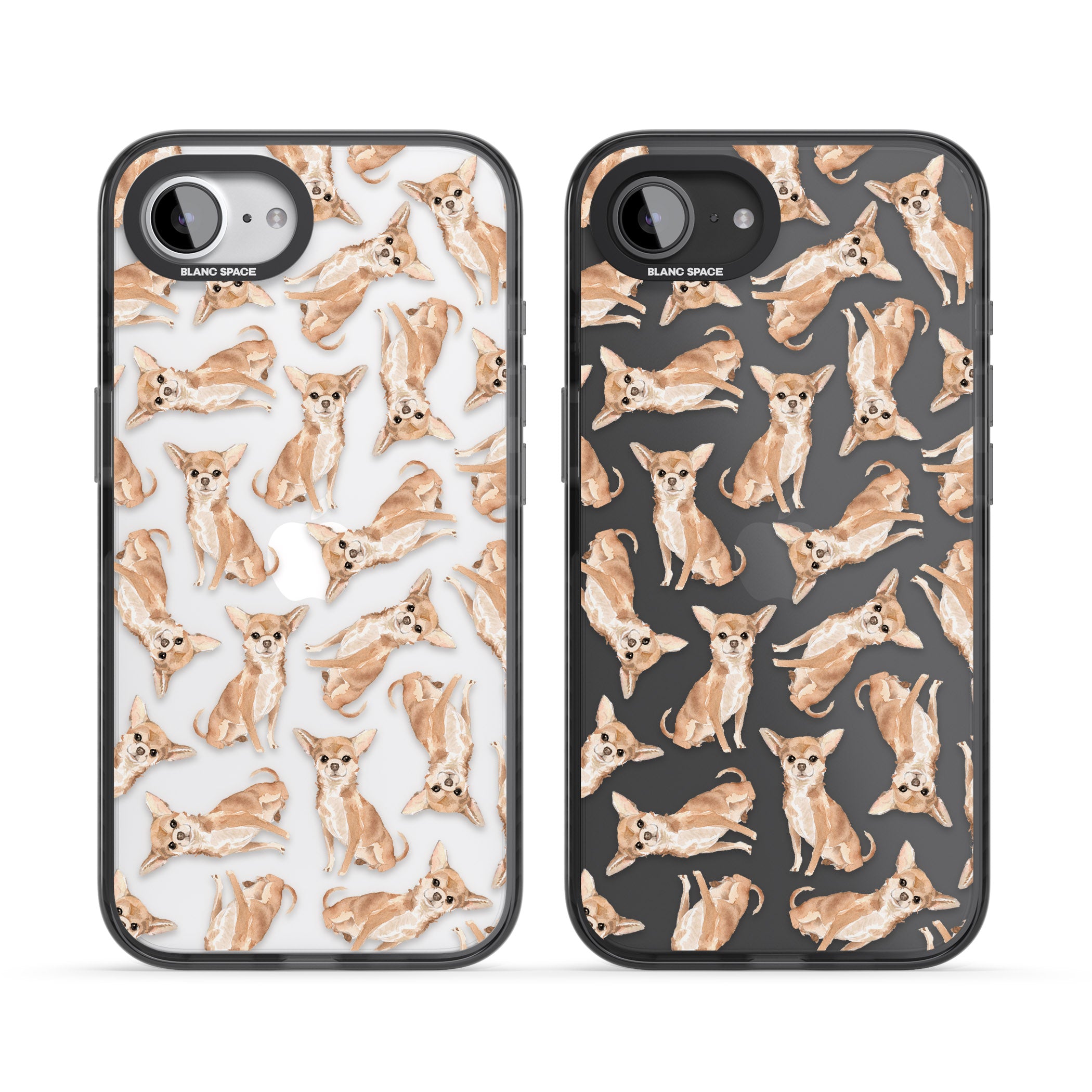 Chihuahua Watercolour Dog Pattern