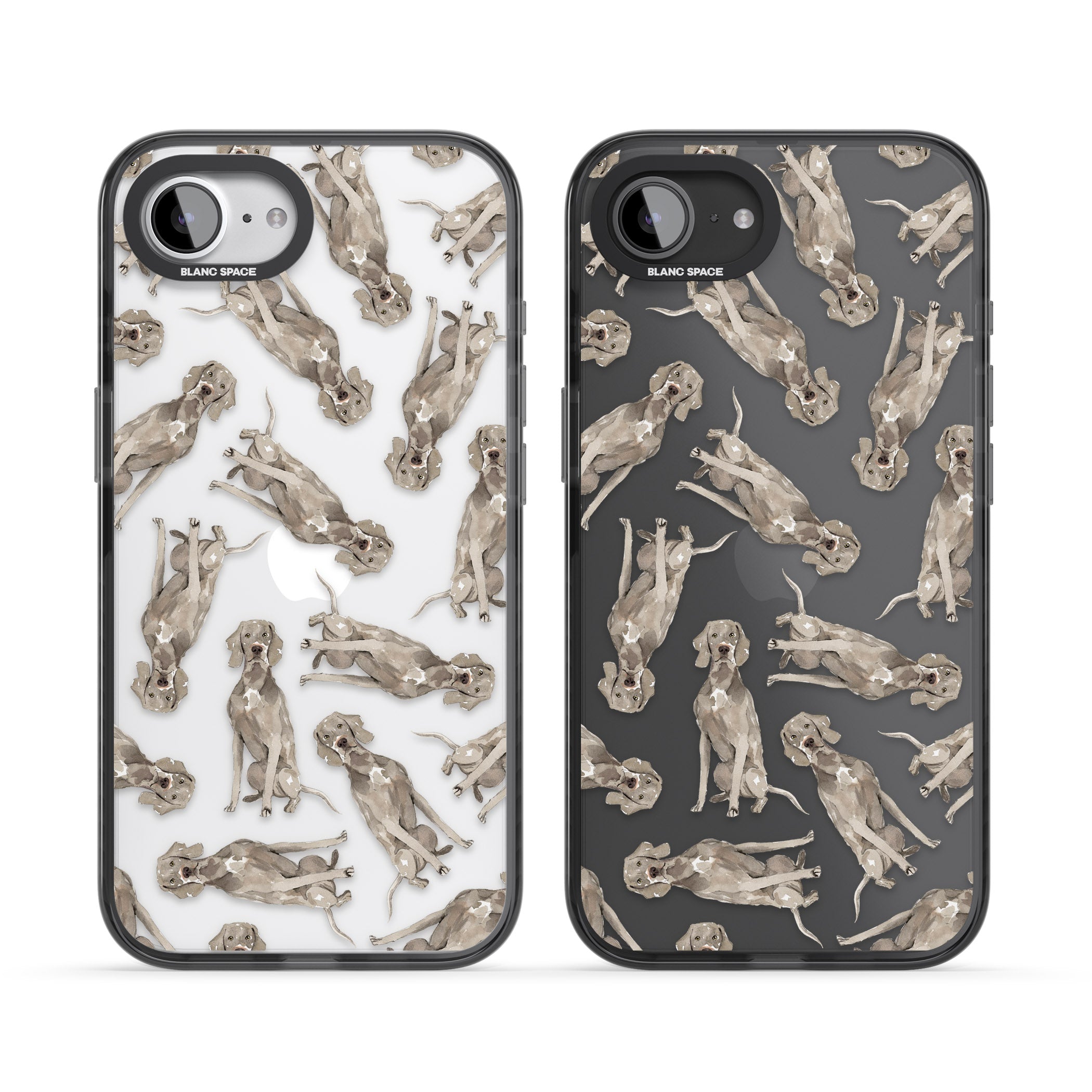 Weimaraner Watercolor Dog