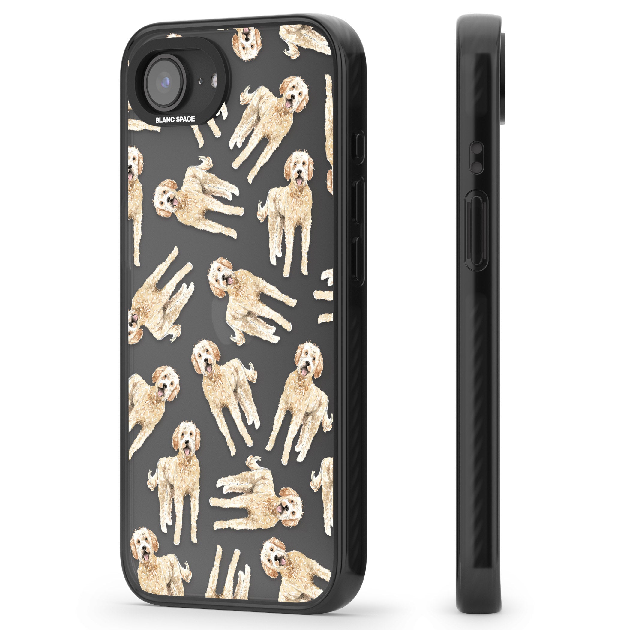 Goldendoodle Watercolour Dog Pattern