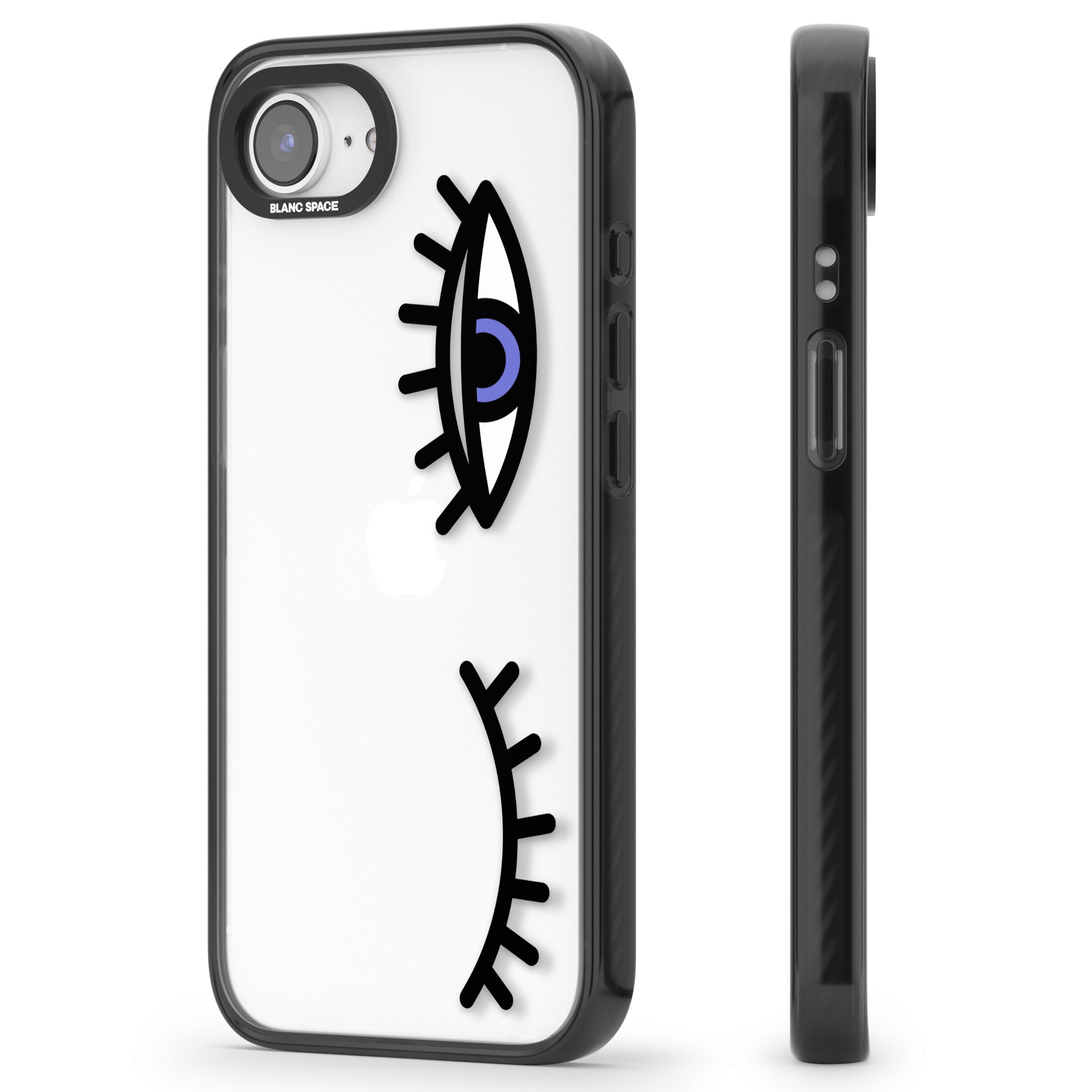 Winking Eyes Transparent Pattern