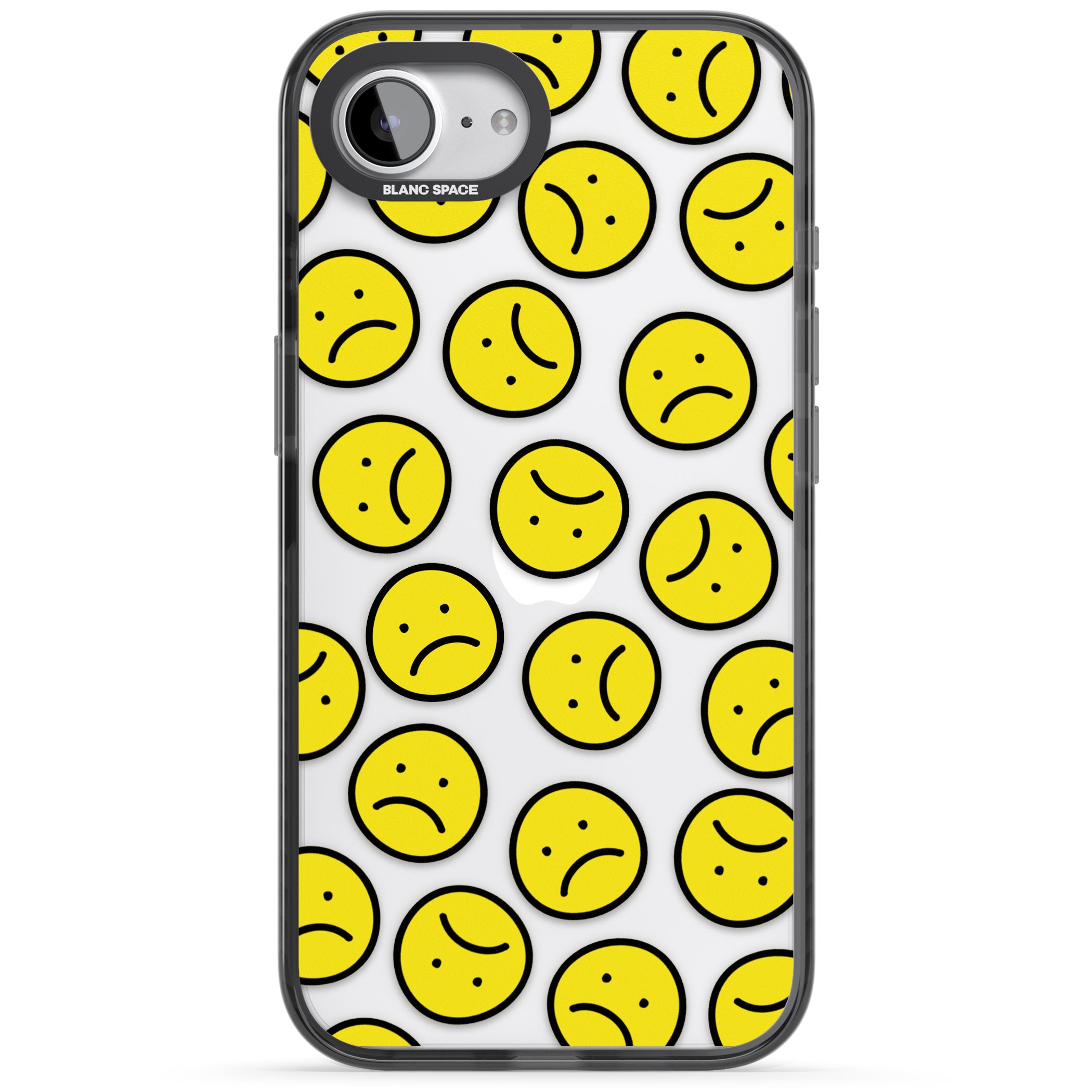 Sad Face Clear Pattern