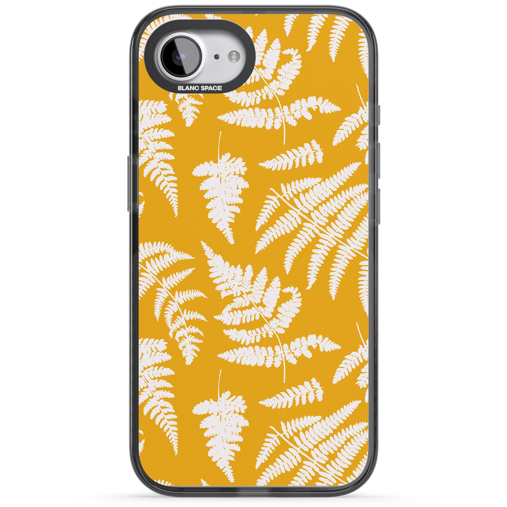 Fern Pattern On Yellow