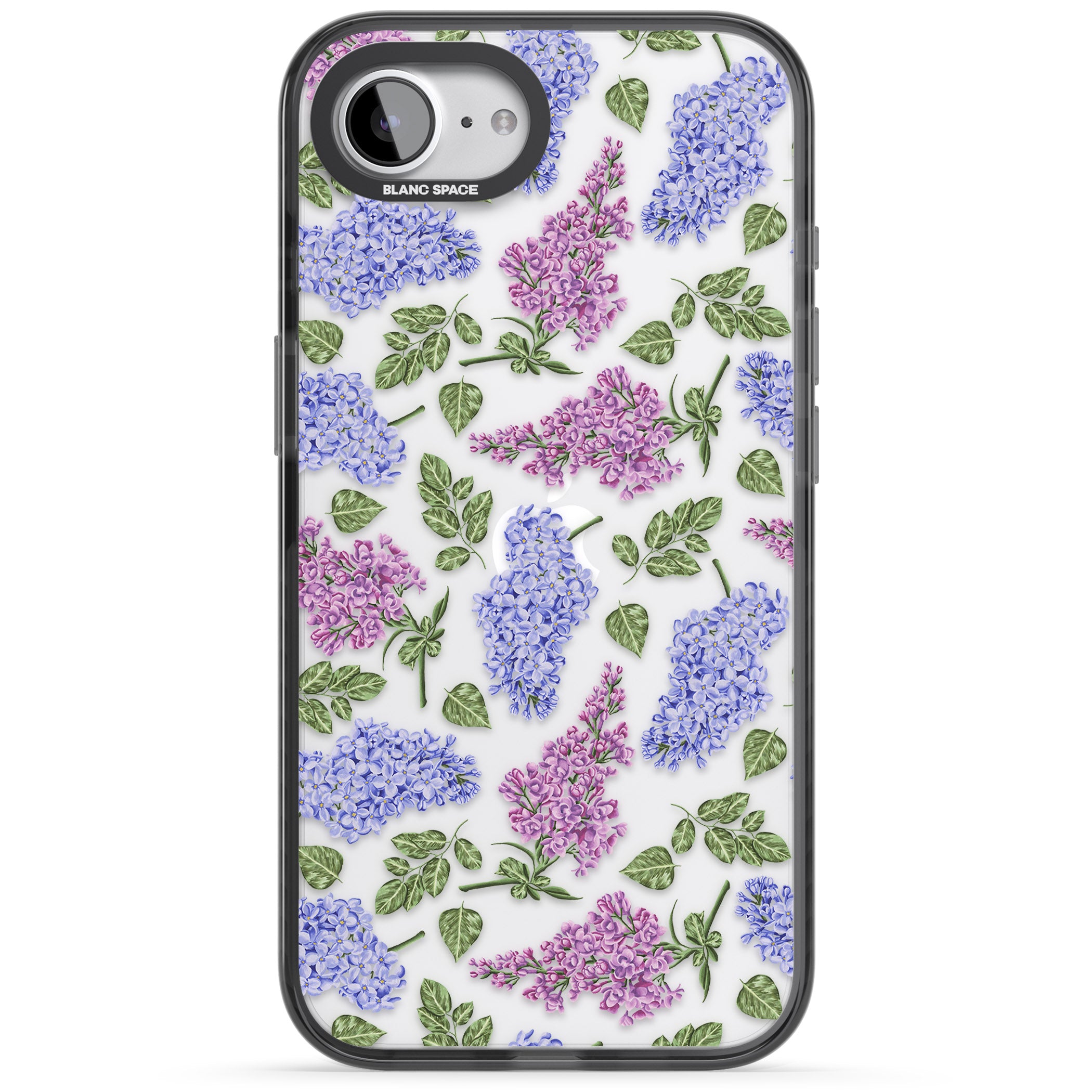 Purple Blossoms Transparent Floral