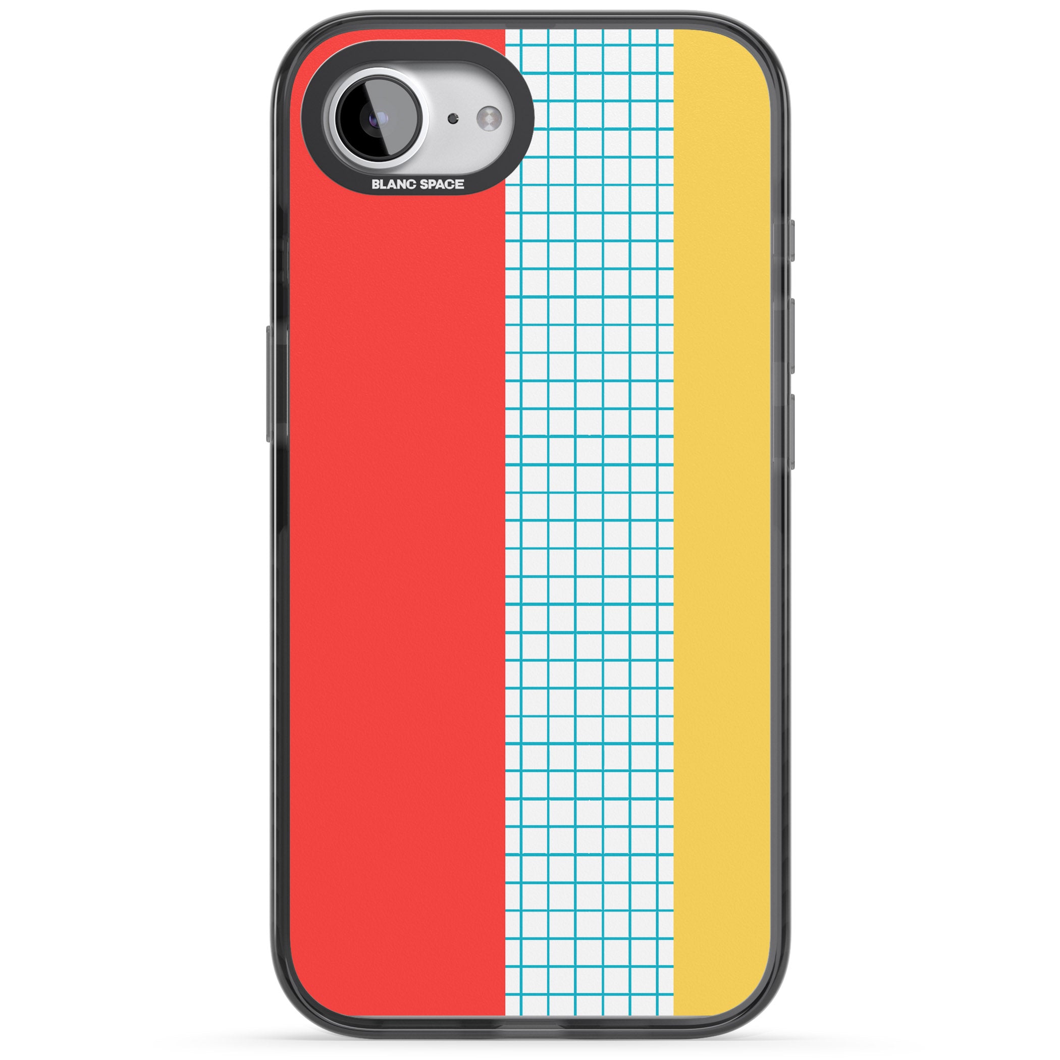 Abstract Grid Red, Blue, Yellow