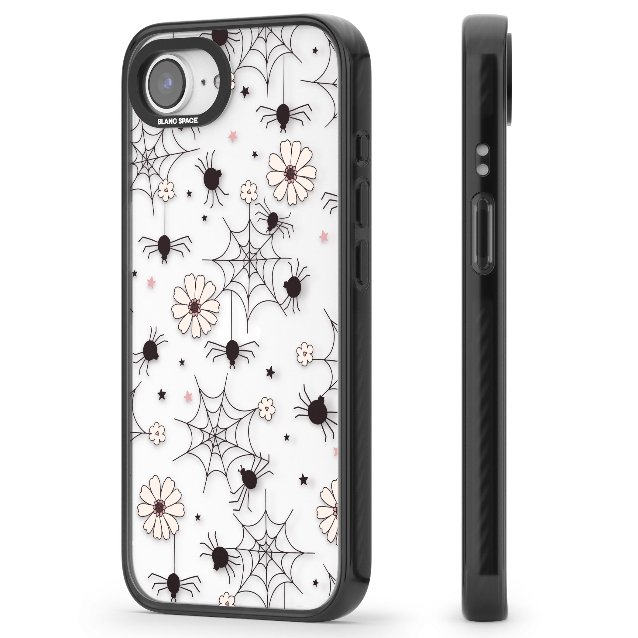 Spiders And Flowers Pattern