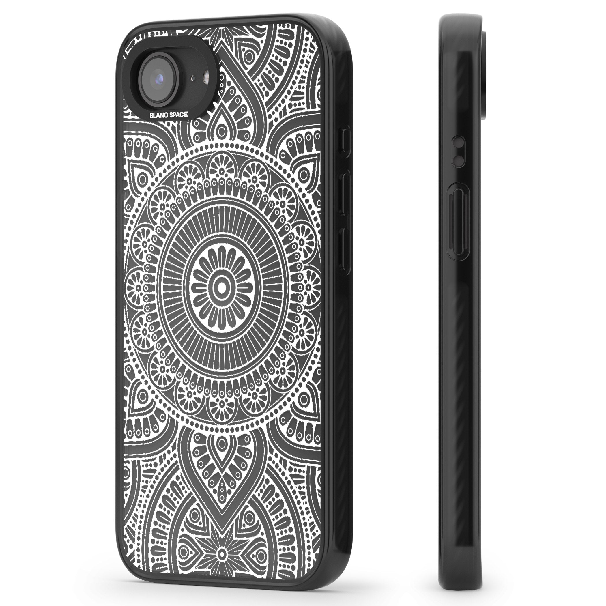 White Henna Flower Wheel