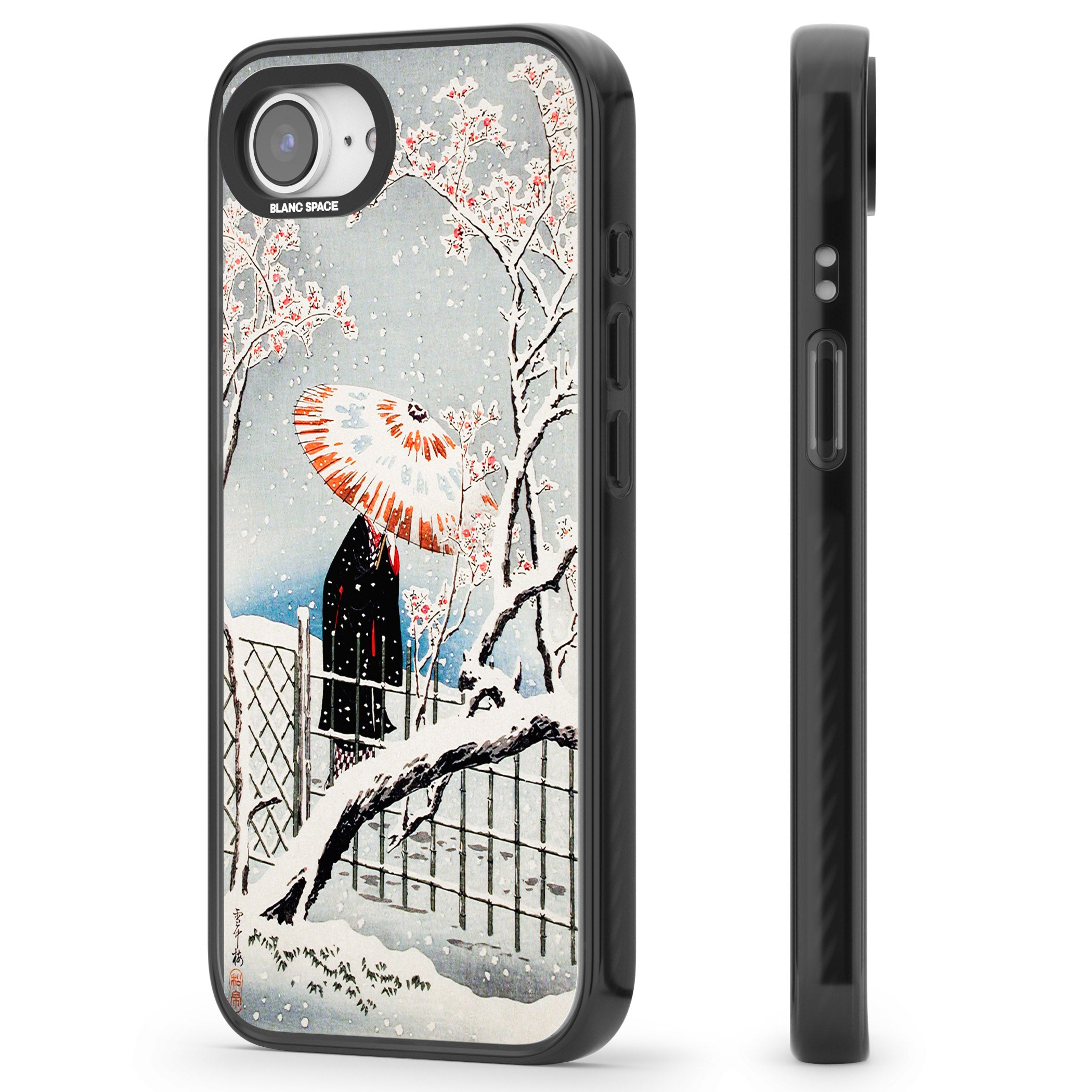 Plum Tree In Snow By Hiroaki Takahashi