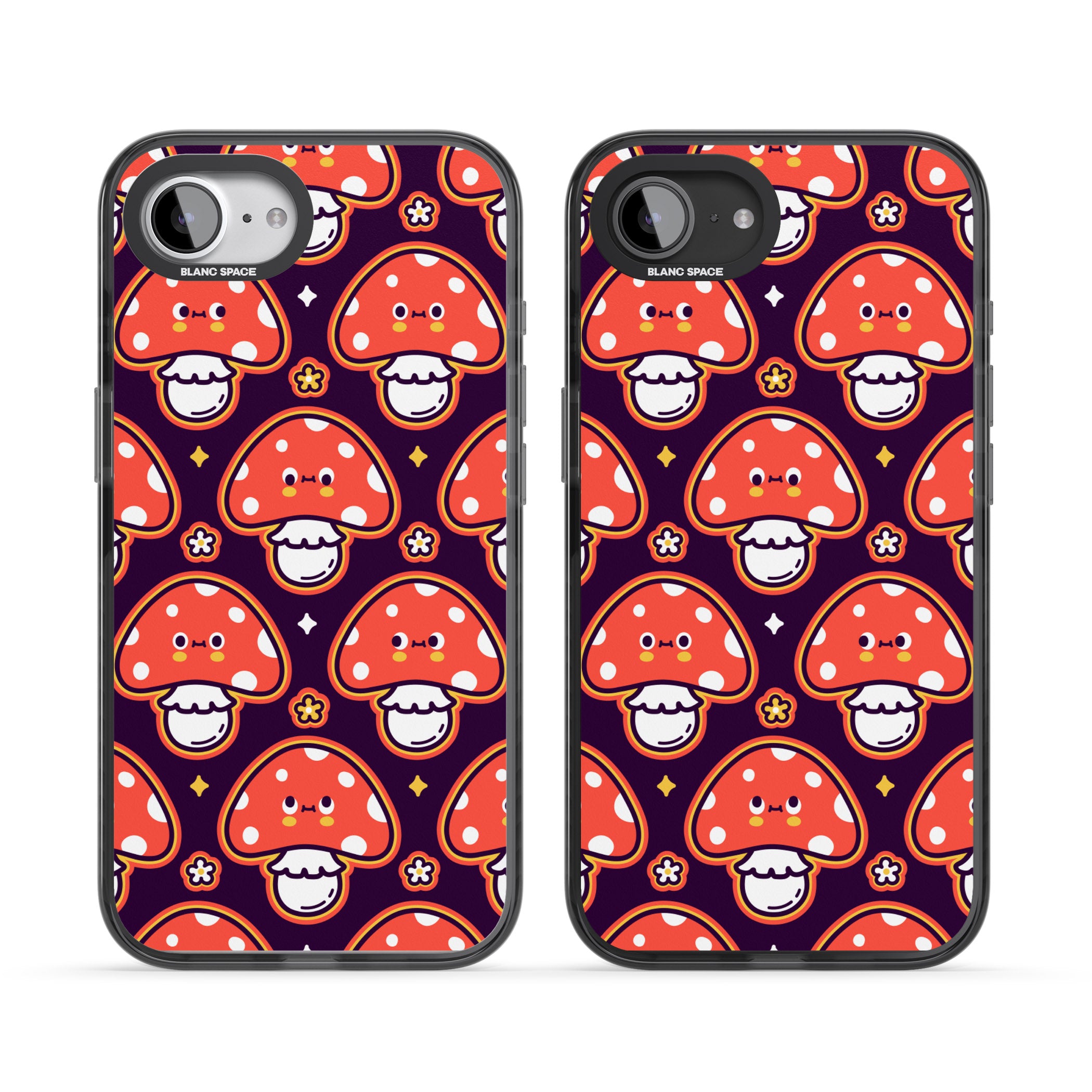 Mushroom Kawaii Pattern
