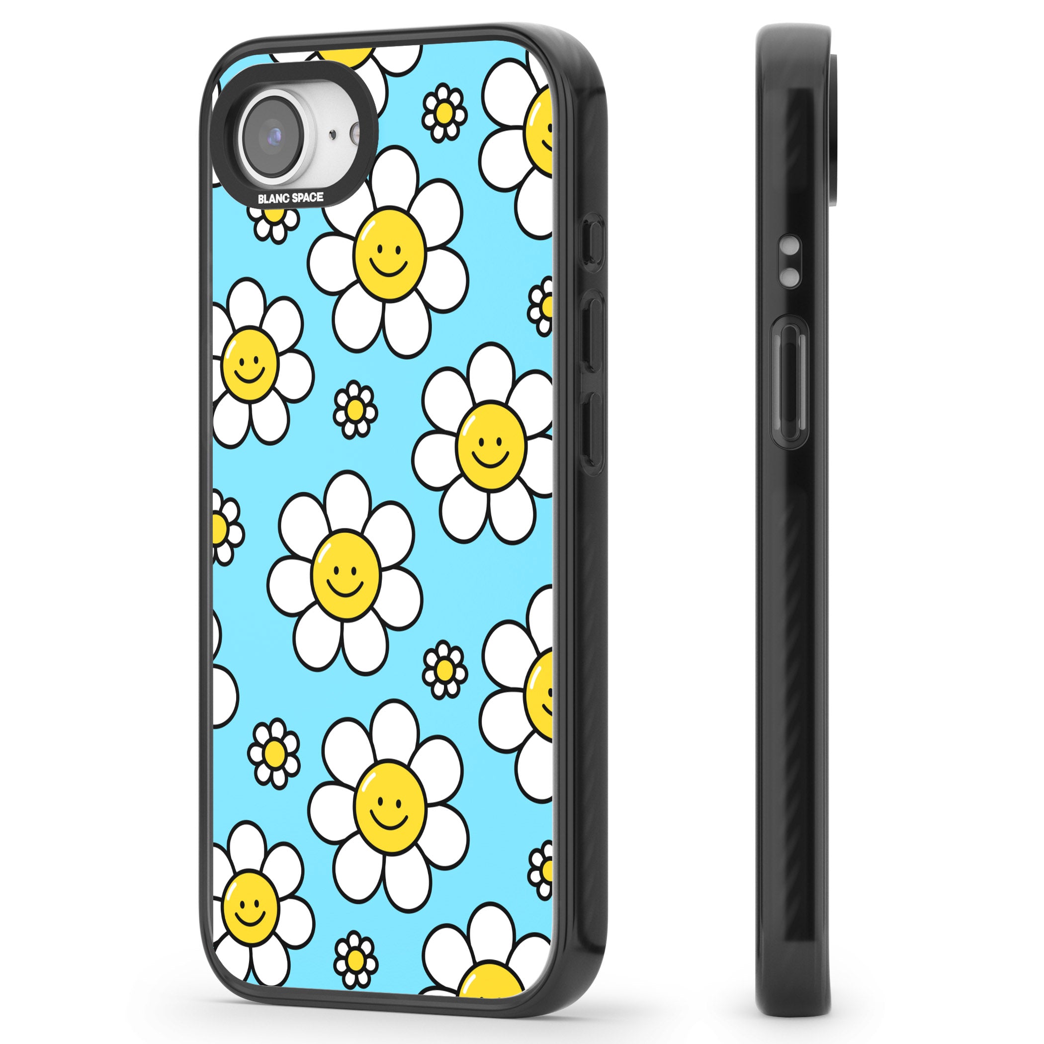 Daisy Faces Kawaii Pattern