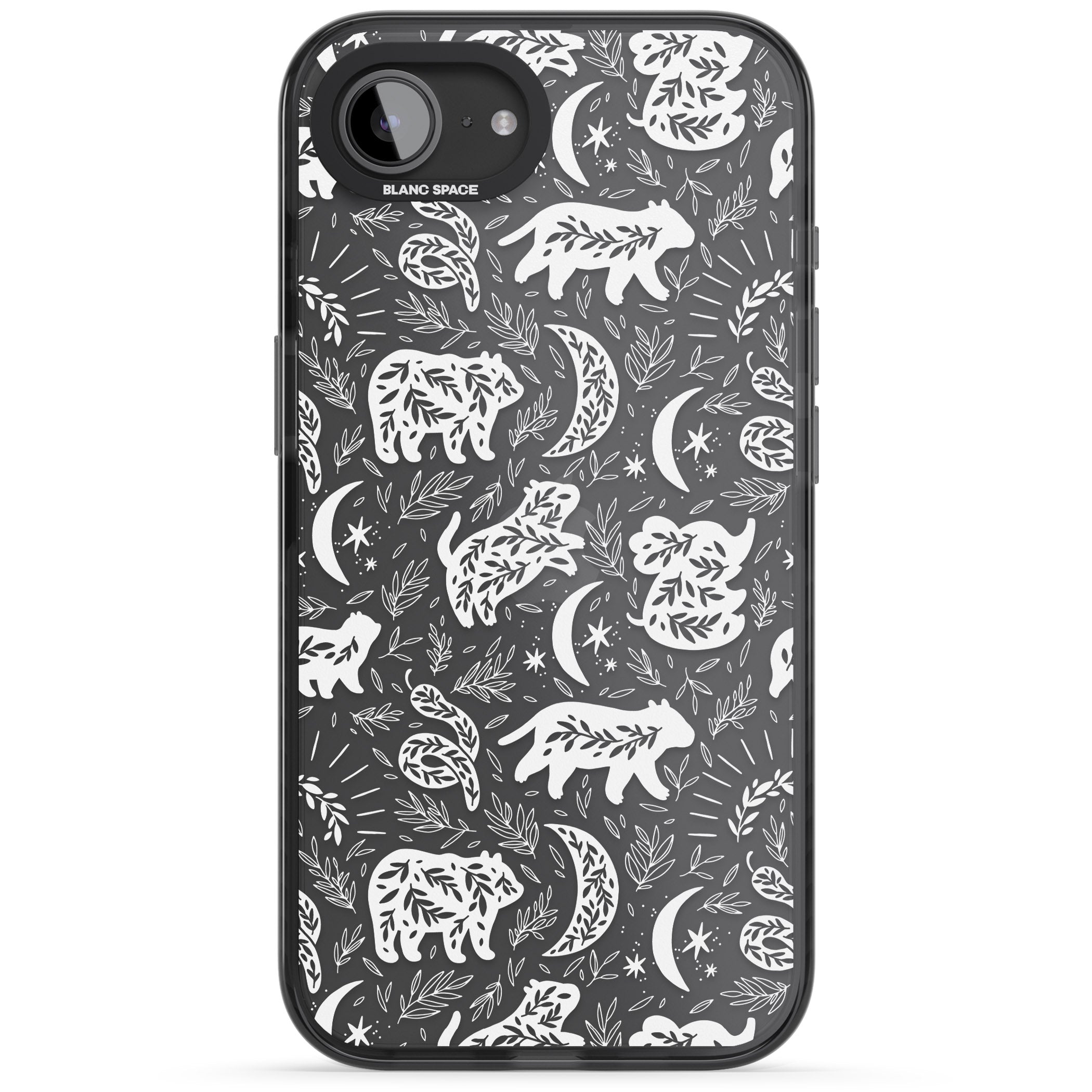 Forest Animal Silhouettes: White/Clear