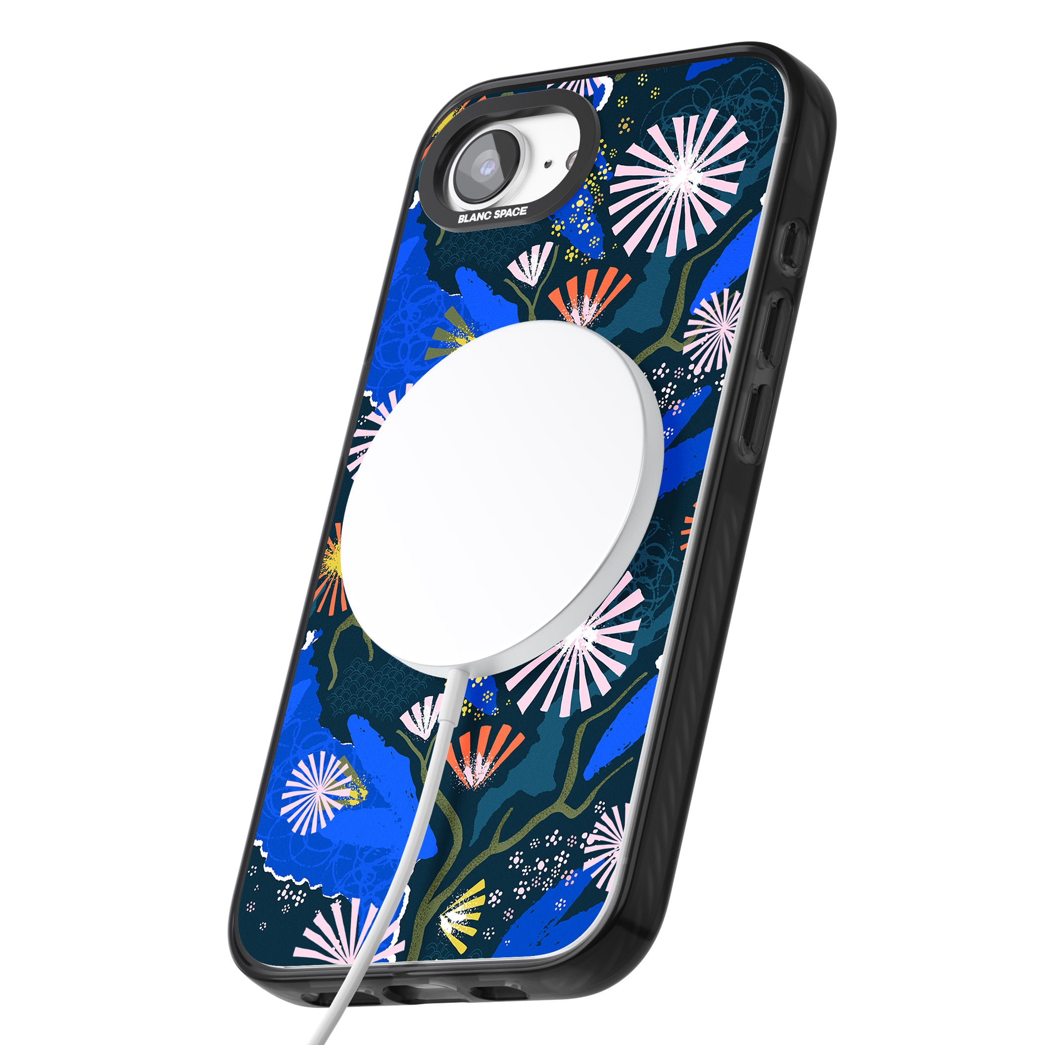 Dark Botanicals Abstract Pattern