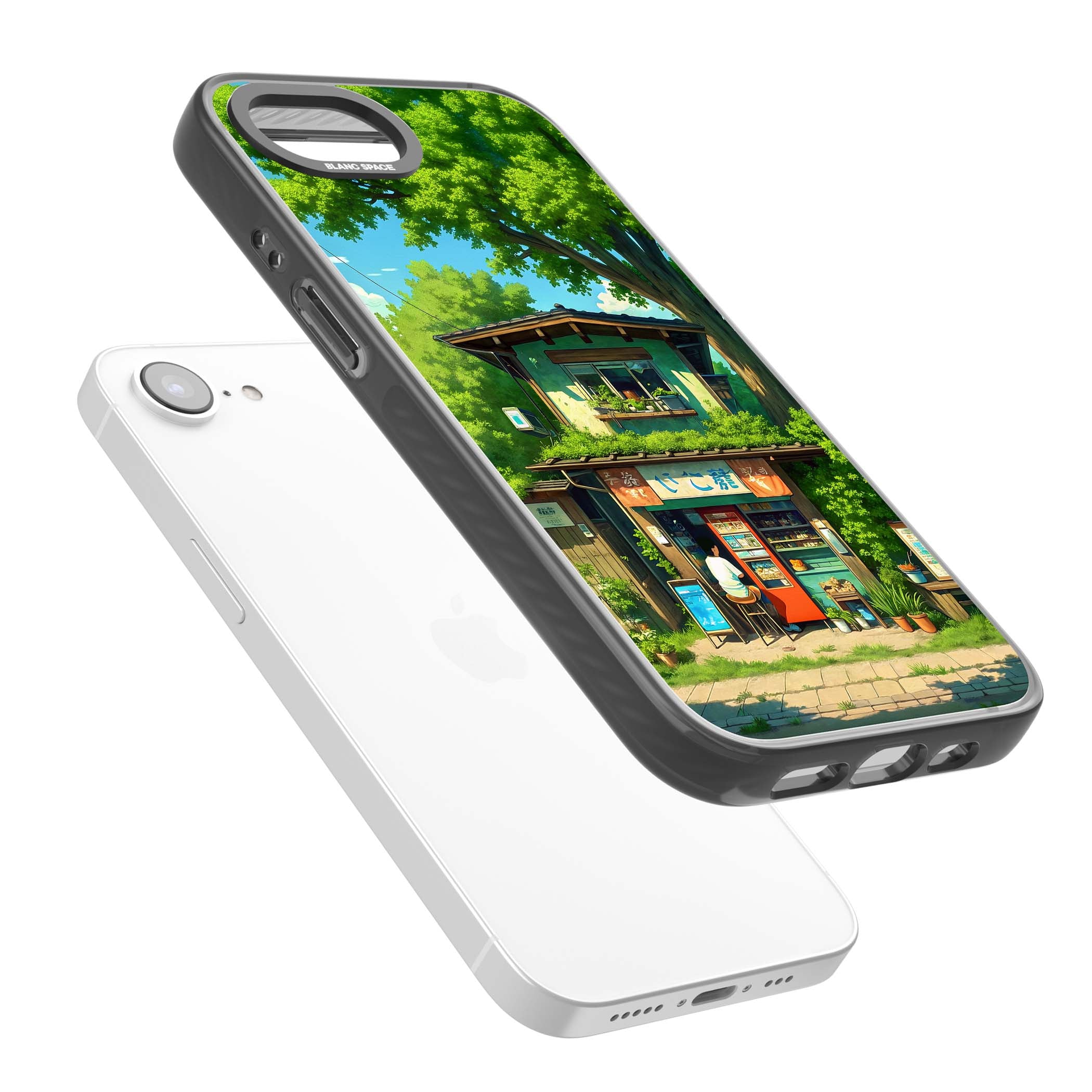 Countryside Kiosk for her iPhone case | Black Impact Magsafe case for iPhone 16e, iPhone 17e