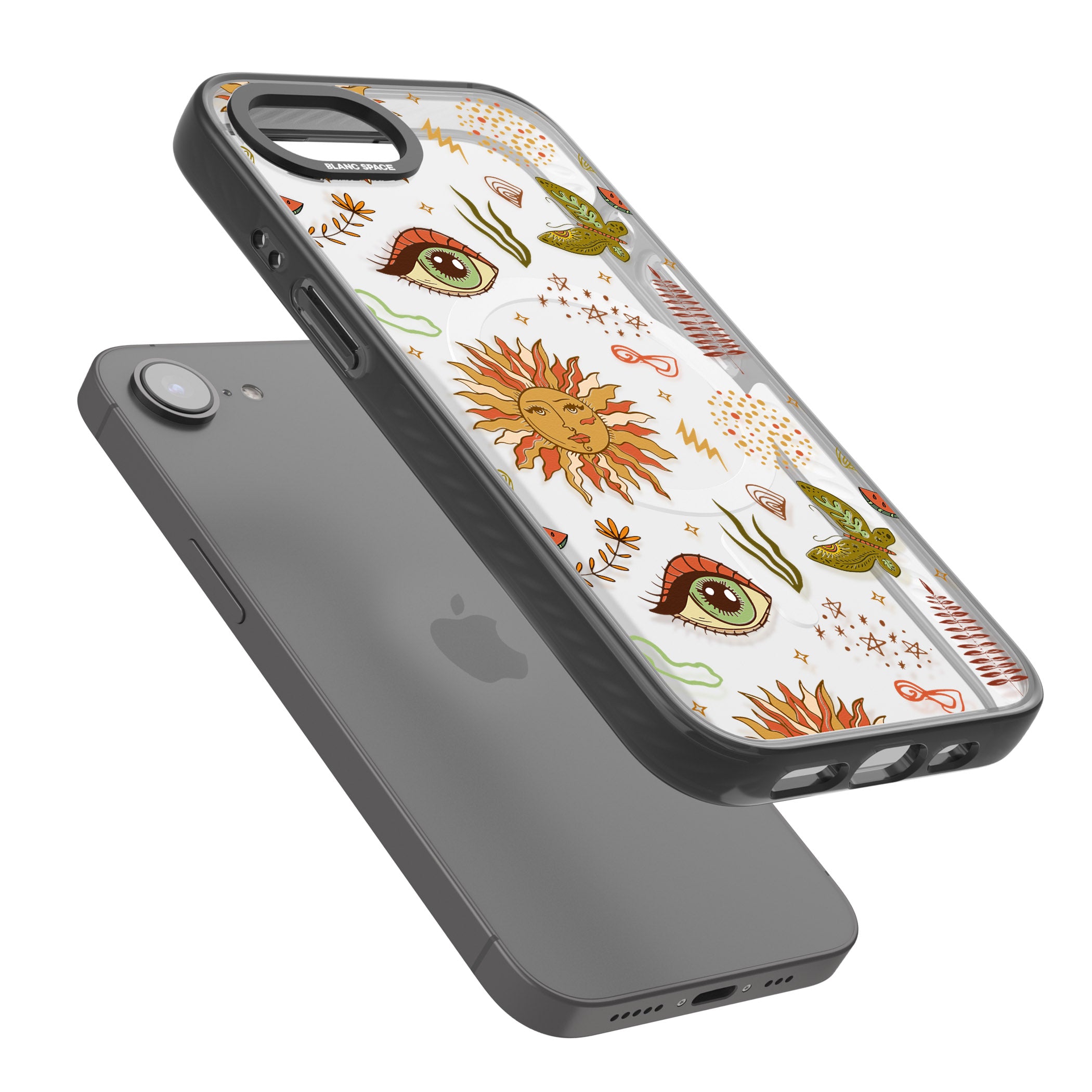 Boho Celestial Sun & Eye Pattern