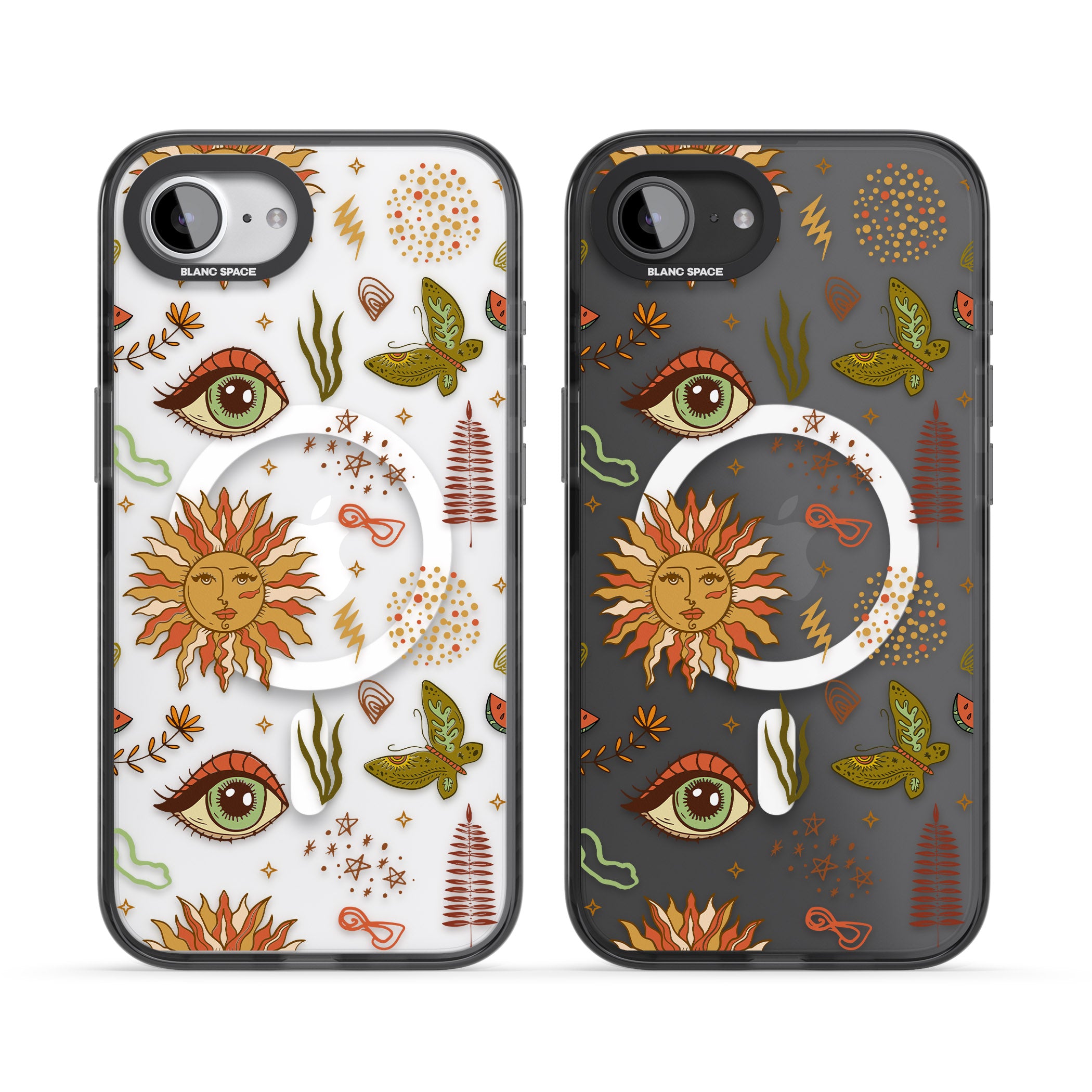 Boho Celestial Sun & Eye Pattern