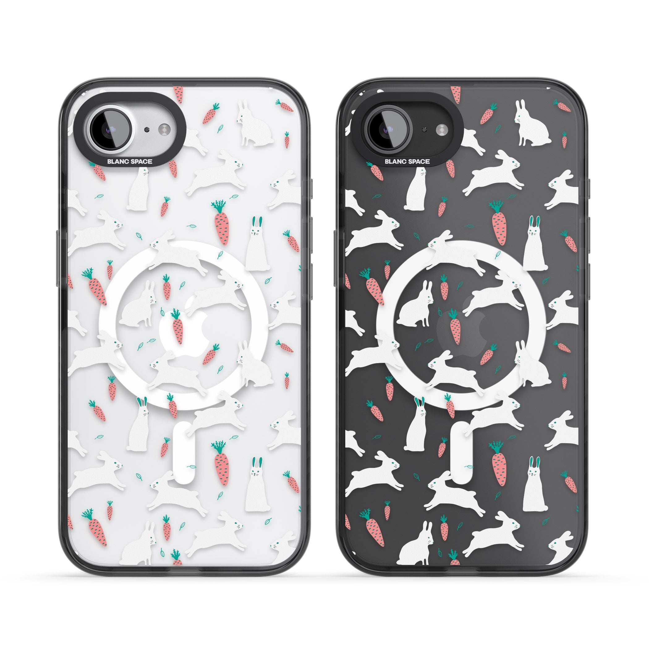 White Bunnies And Carrots