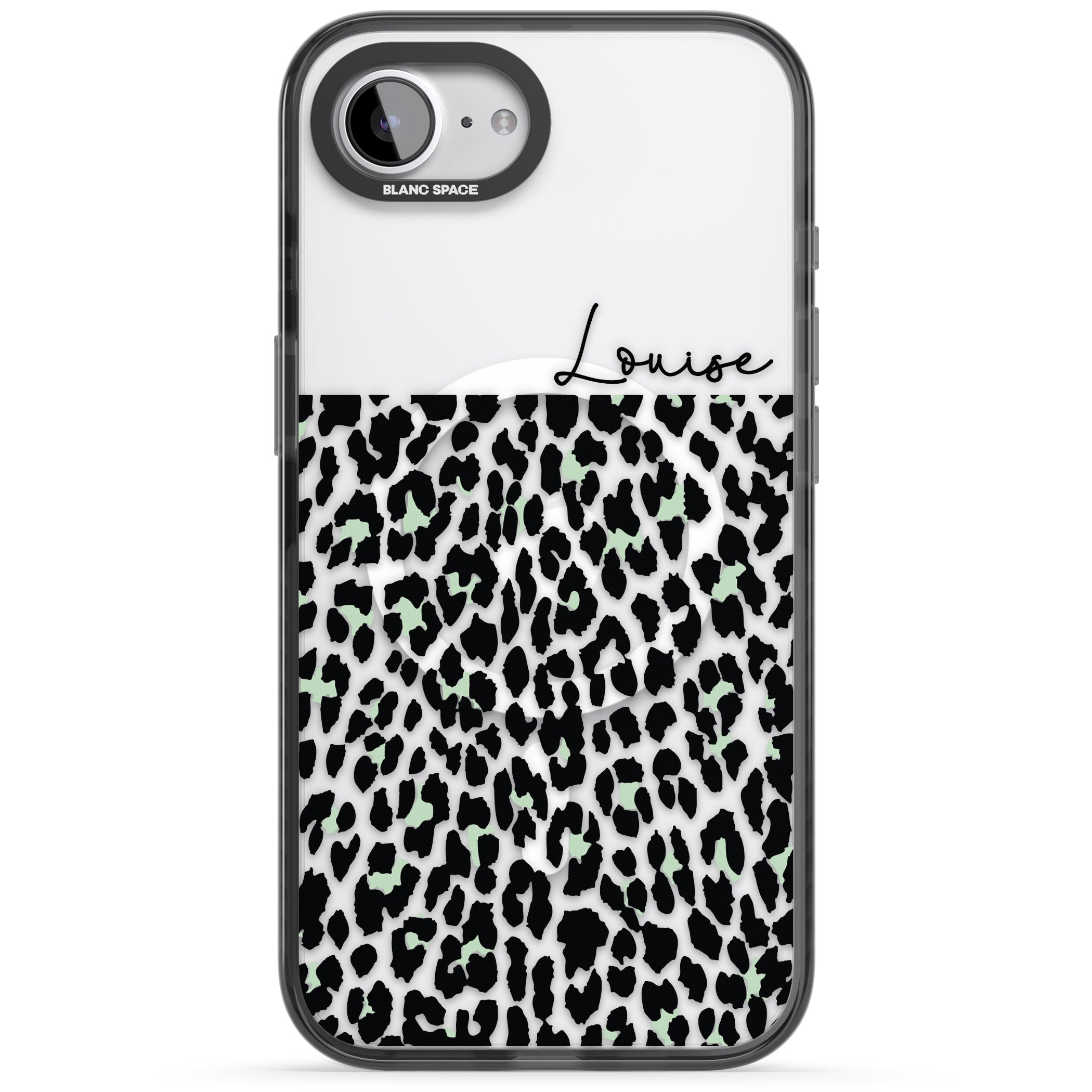 Personalised Seafoam Leopard