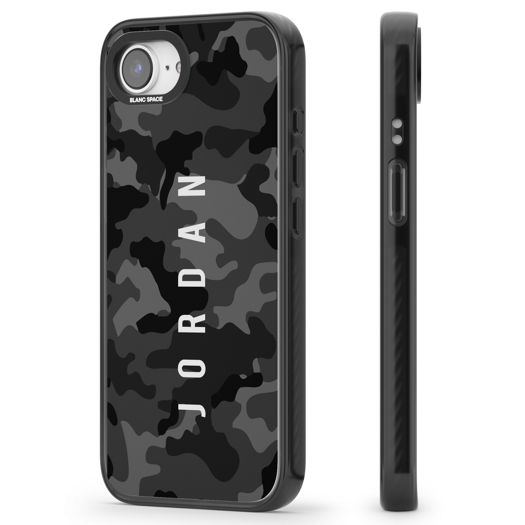 Personalised Black Camouflage Name