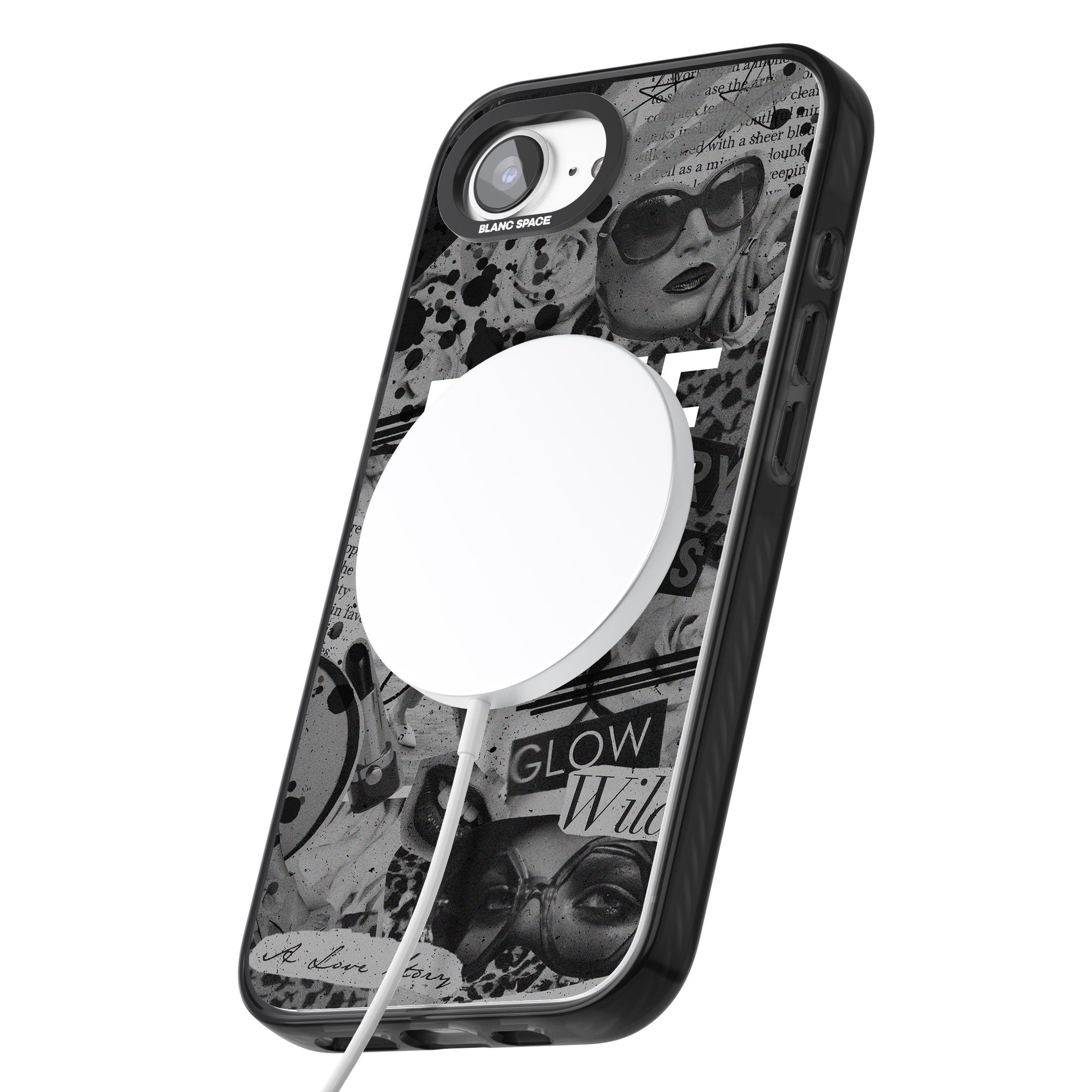 Personalised Grey Scale Vintage Collage