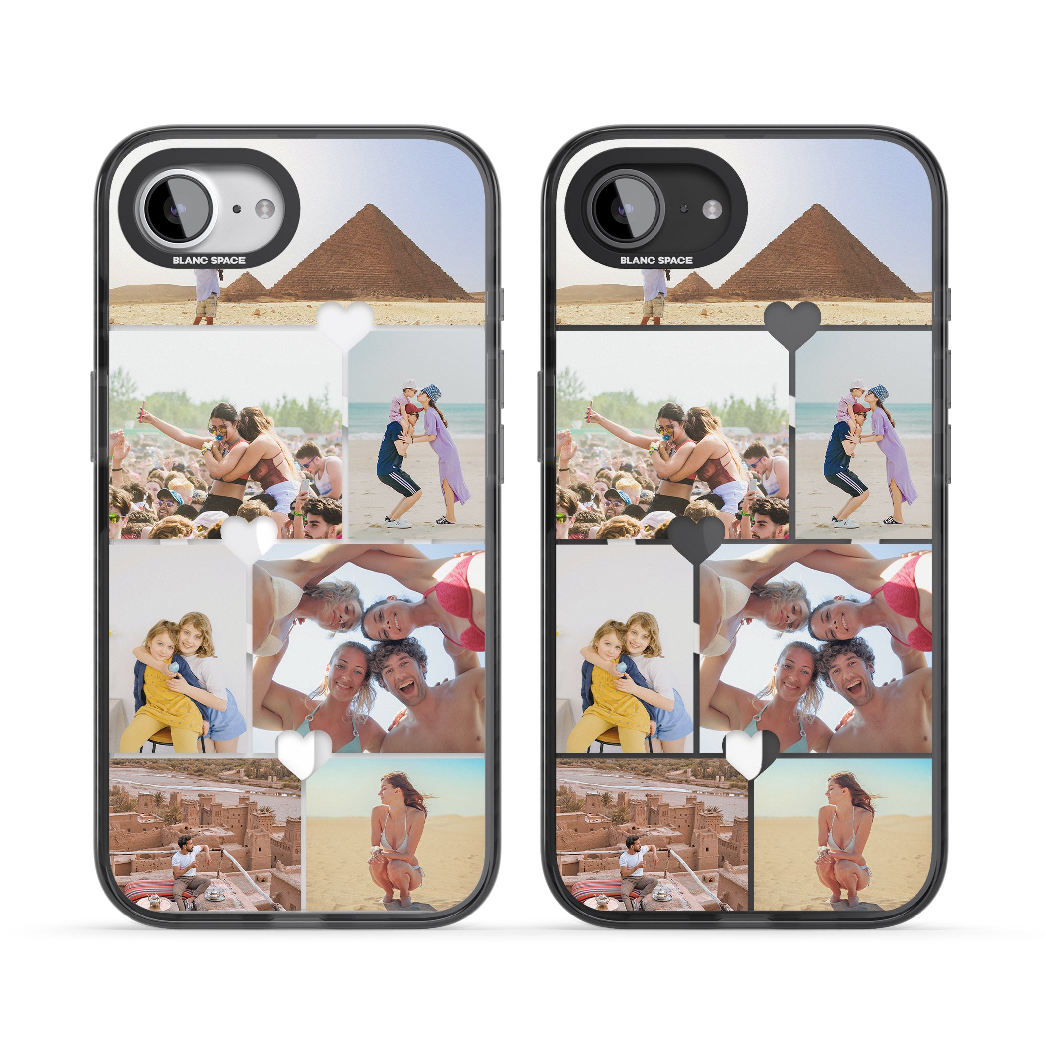 Personalised Heart Photo Grid