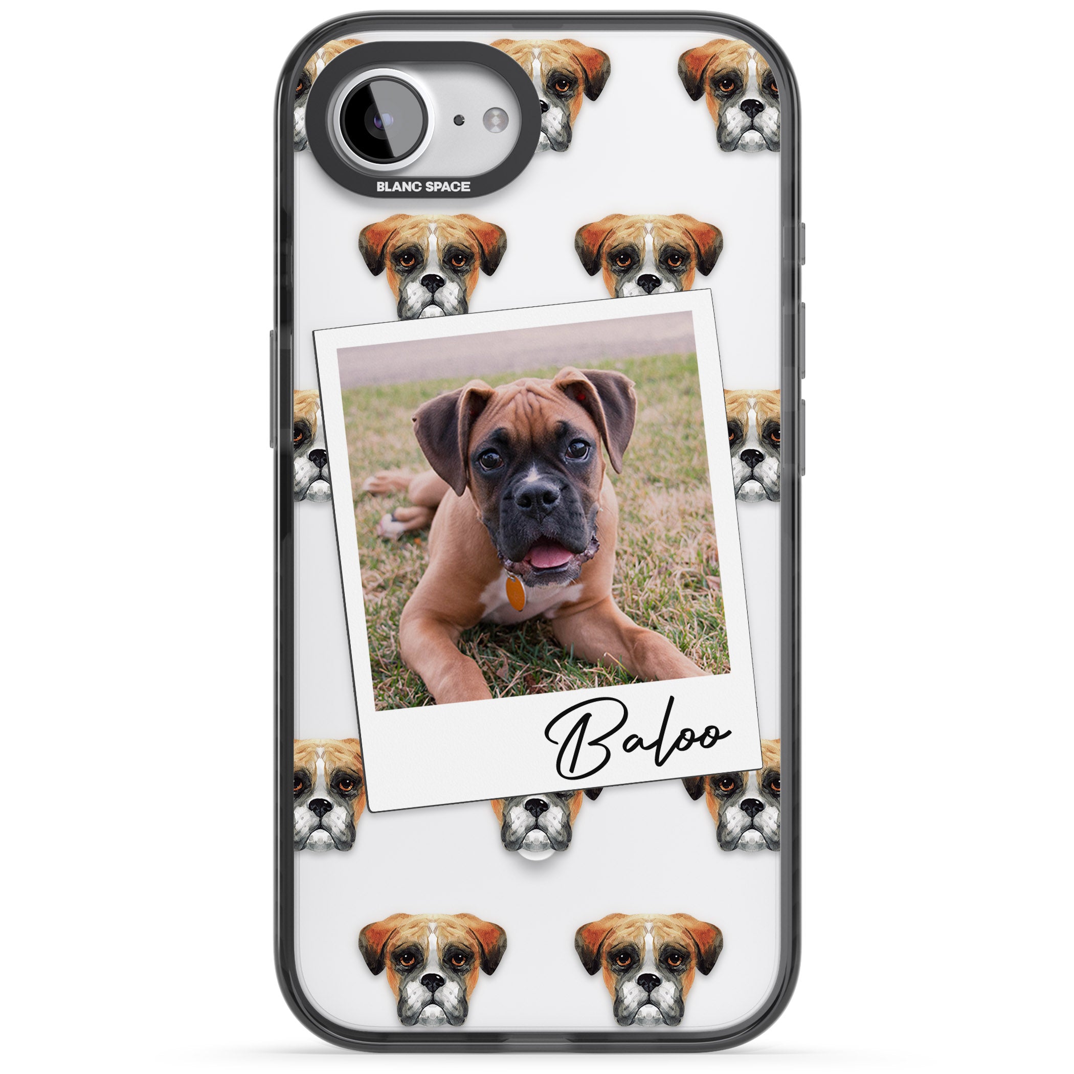 Personalised Boxer Instant Camera Photo