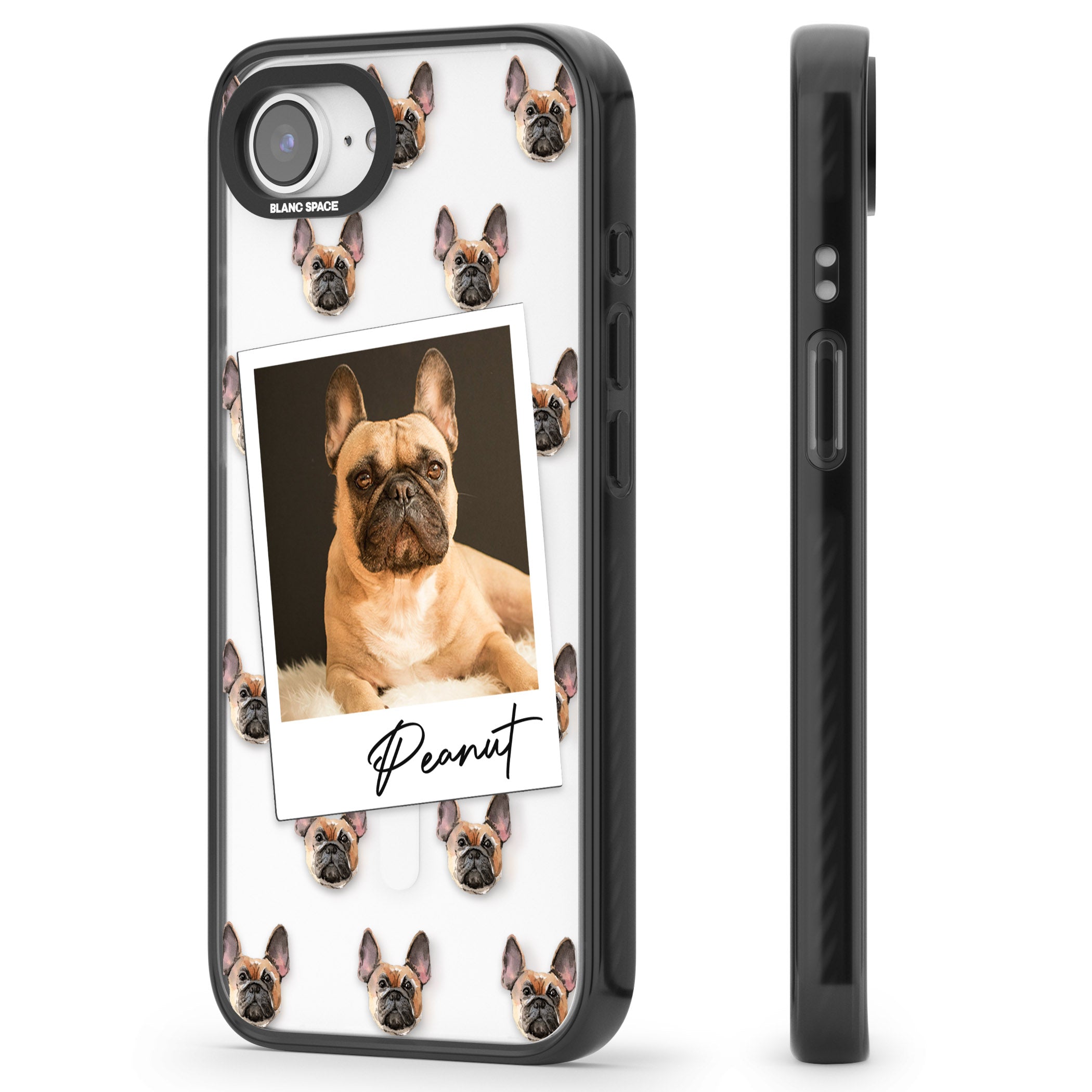 Personalised Tan French Bulldog Instant Camera Photo