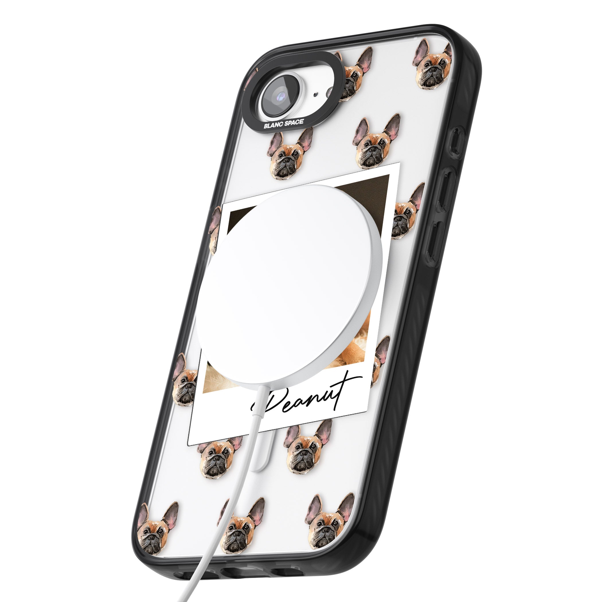 Personalised Tan French Bulldog Instant Camera Photo