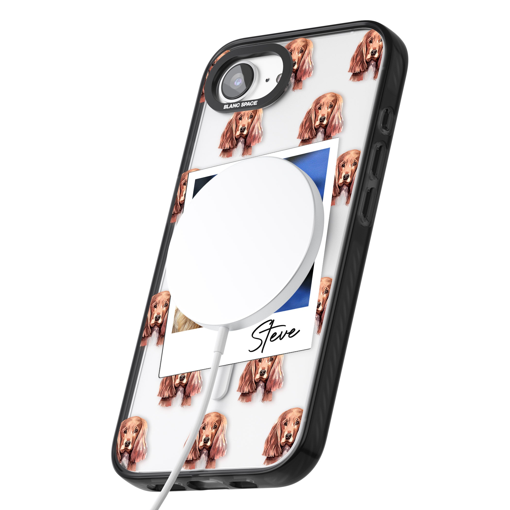 Personalised Cocker Spaniel Instant Camera Photo