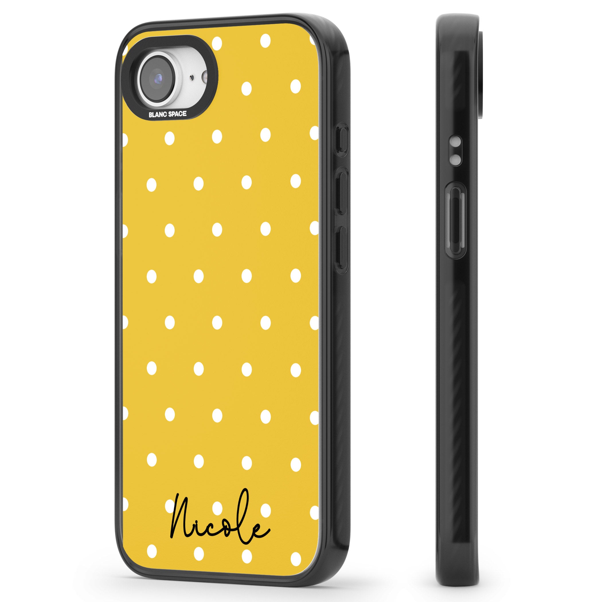 Personalised Yellow Polka Dot