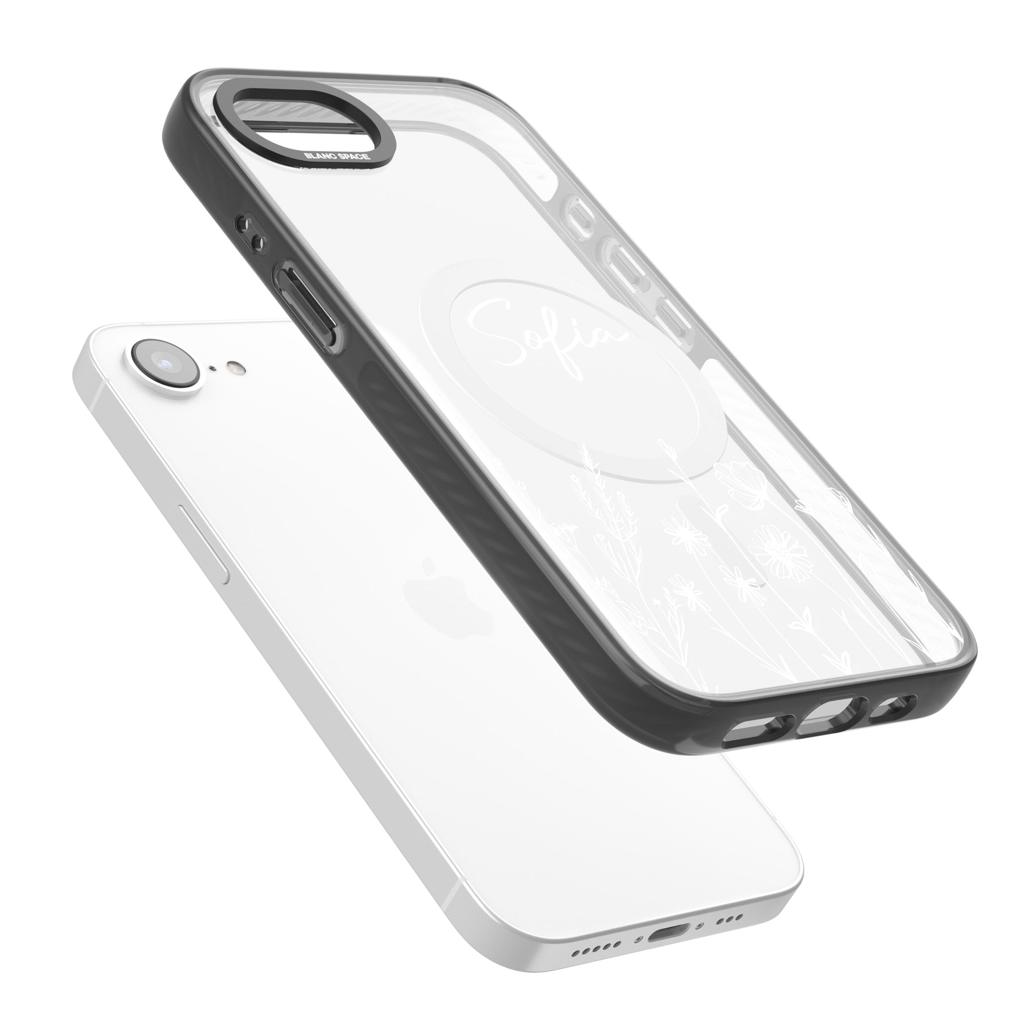 Personalised White Wildflowers