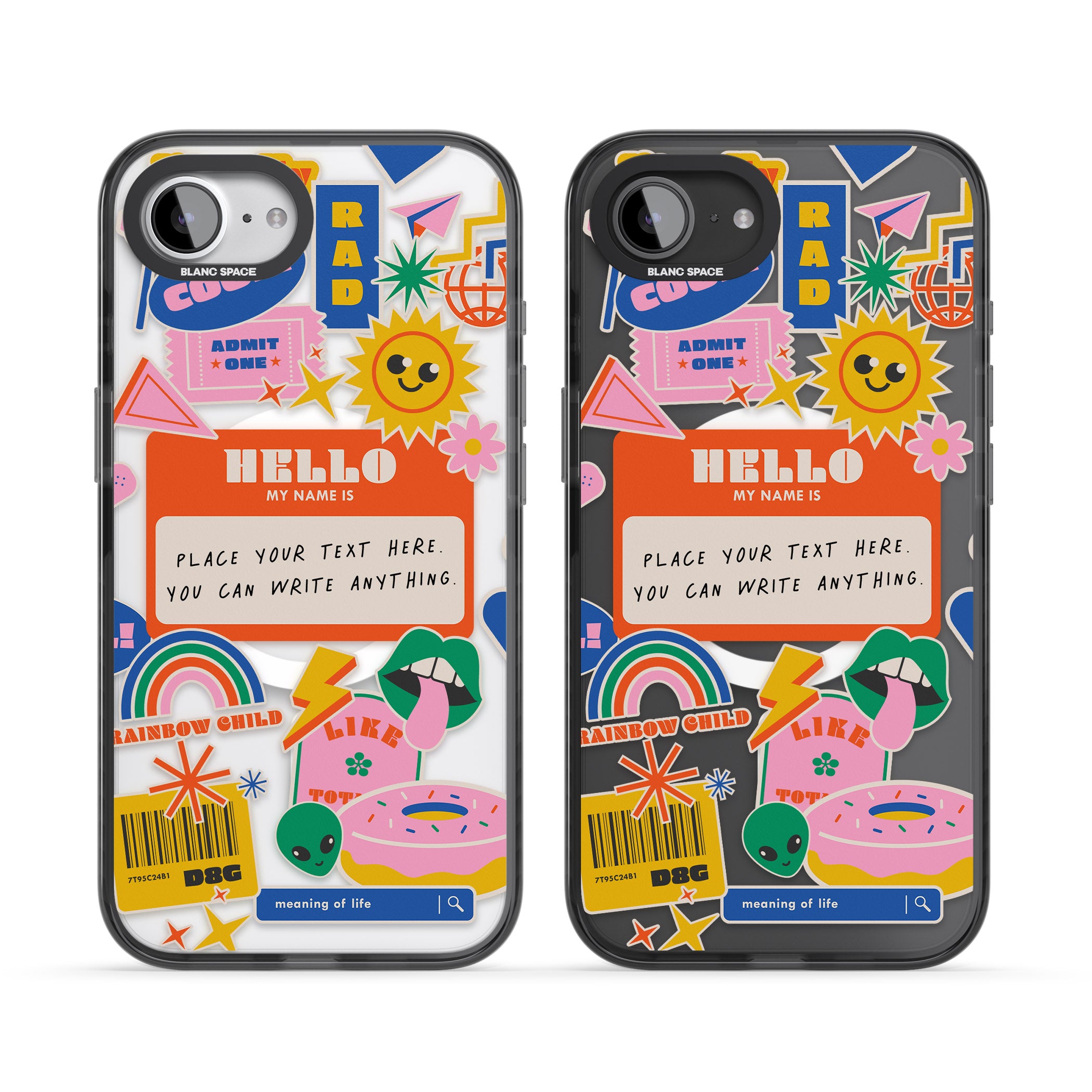 Personalised Retro Vibes Sticker