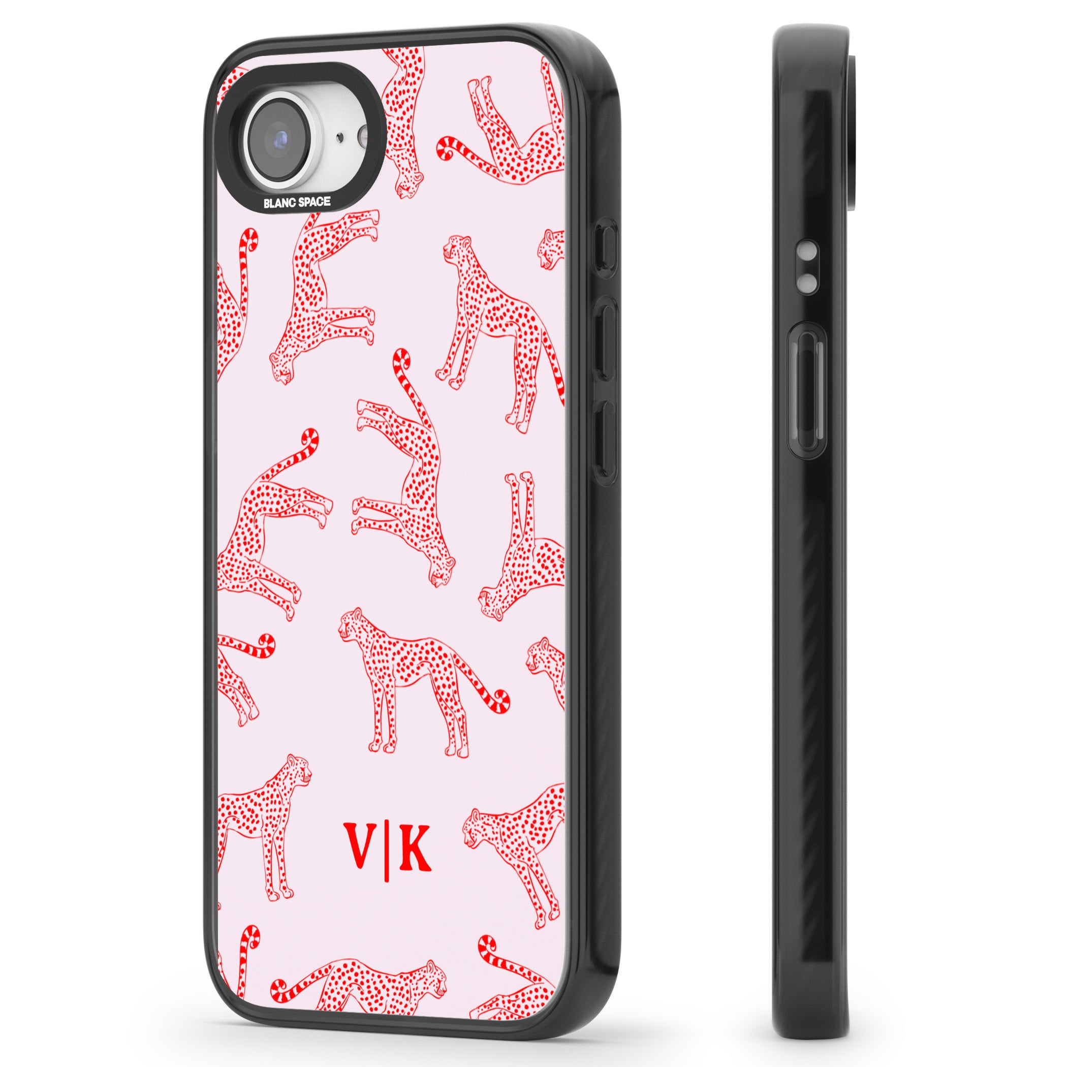 Personalised Red & Pink Cheetah