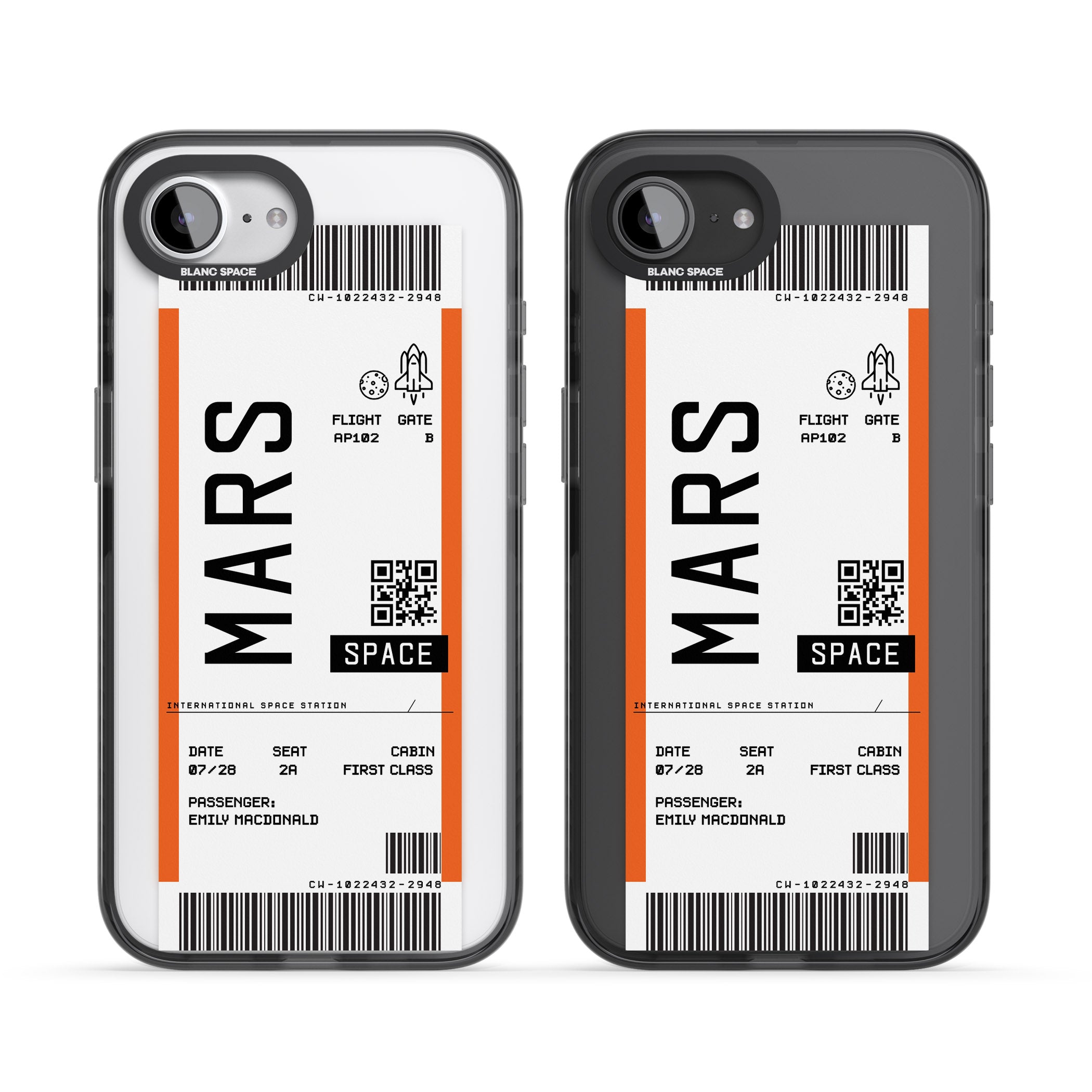 Personalised Mars Travel Ticket