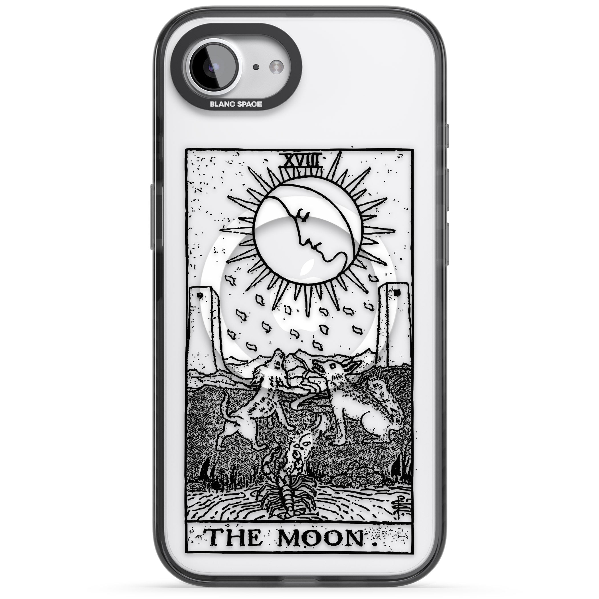 Personalised The Moon Tarot Card (Clear)
