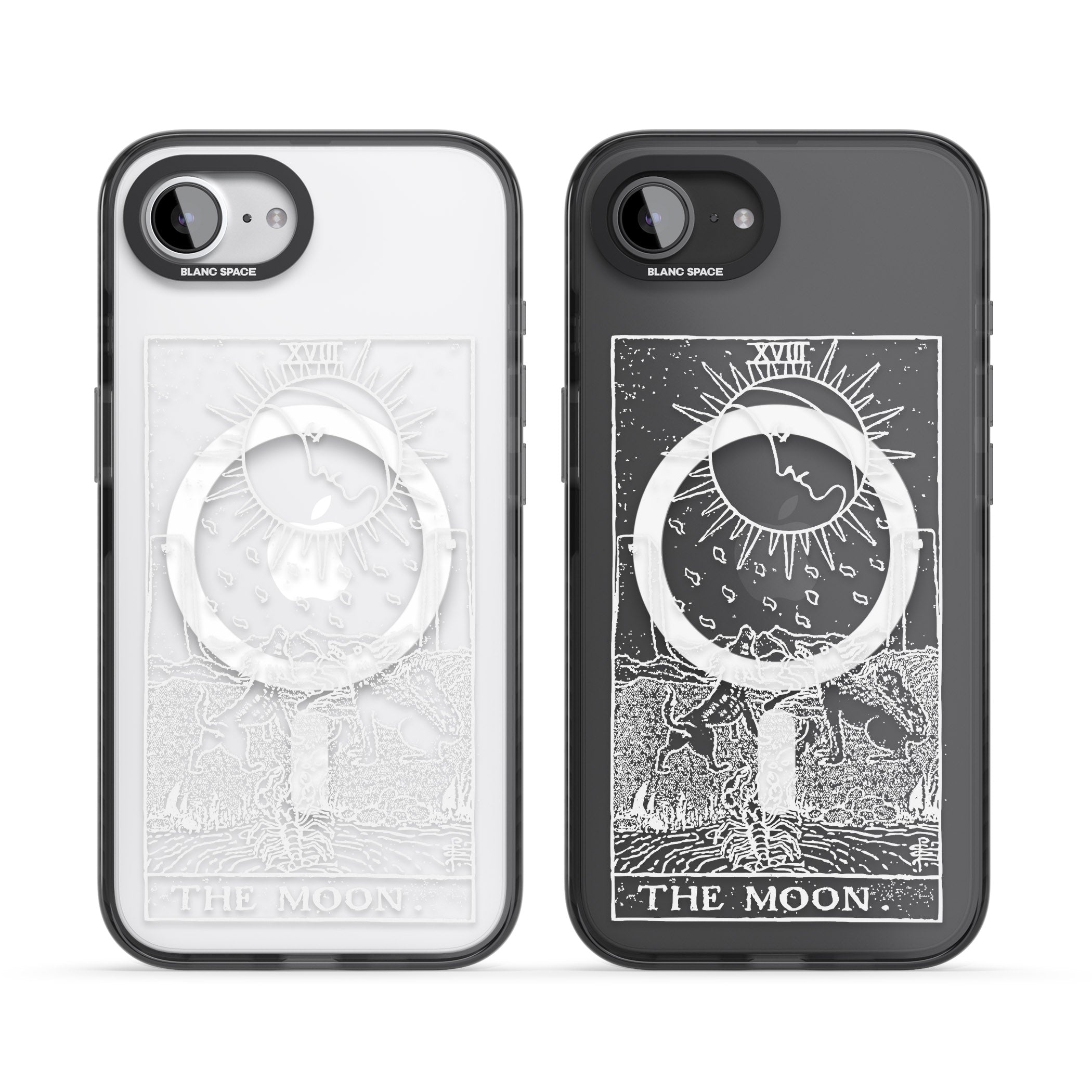 Personalised The Moon Tarot Card (White)