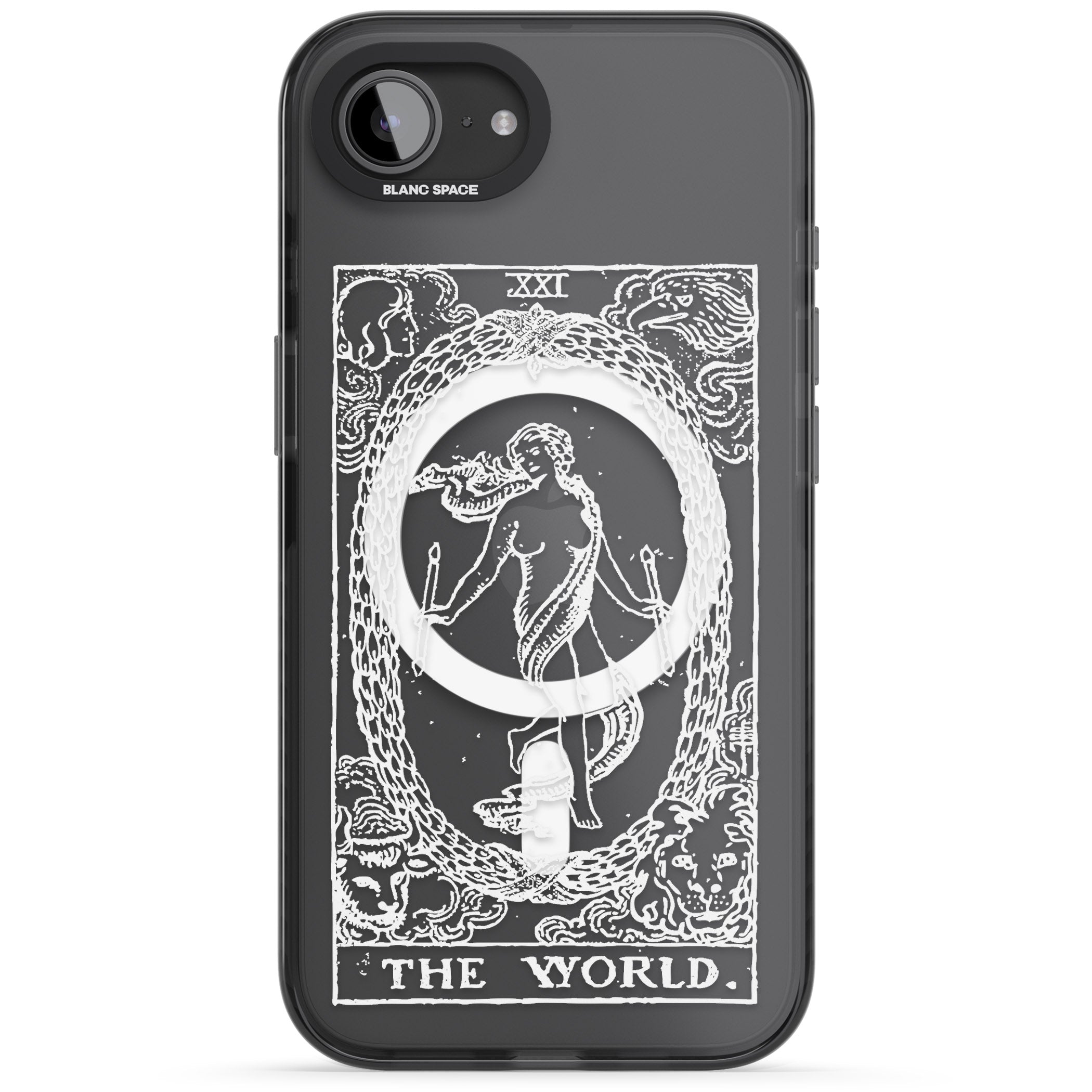 Personalised The World Tarot Card (White)
