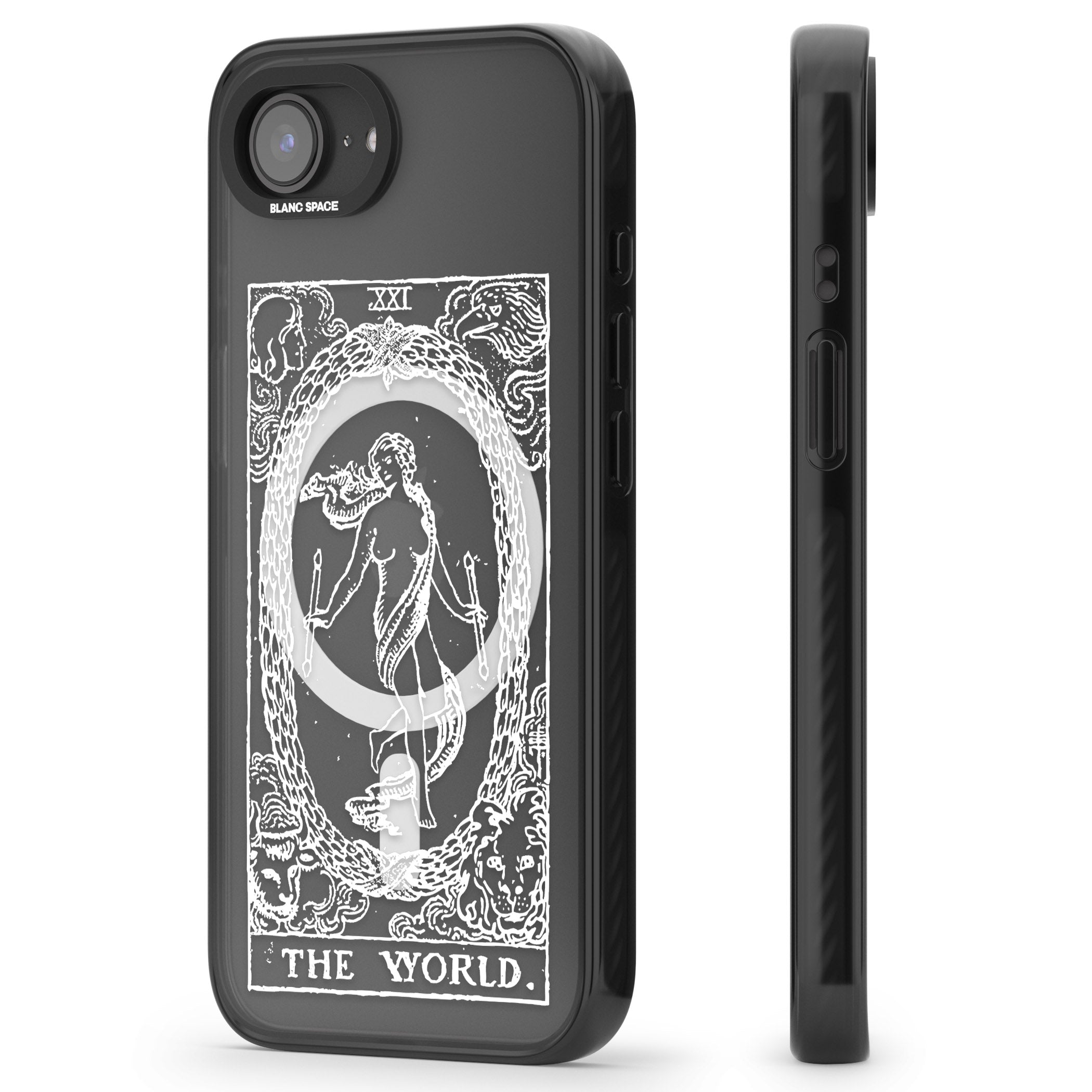 Personalised The World Tarot Card (White)